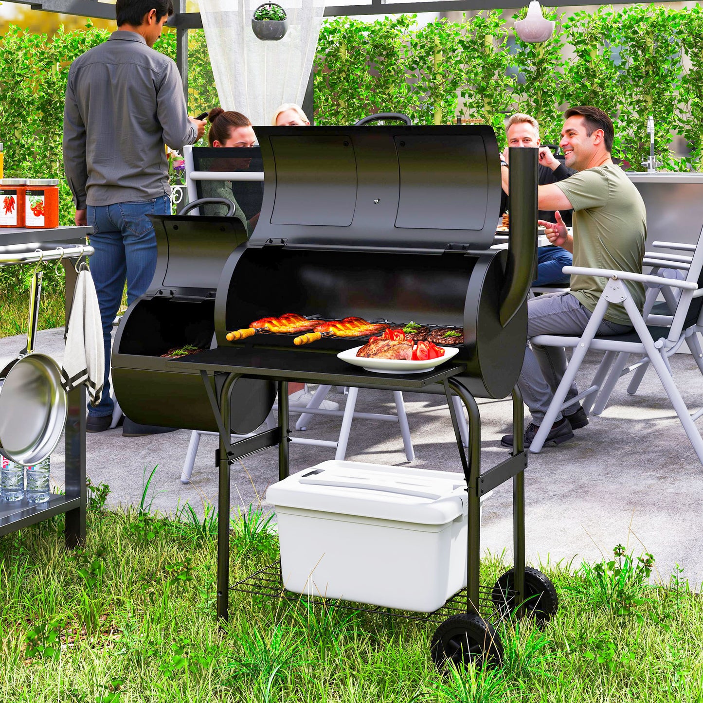Barbecue Grill Portable Outdoor Charcoal BBQ Grill