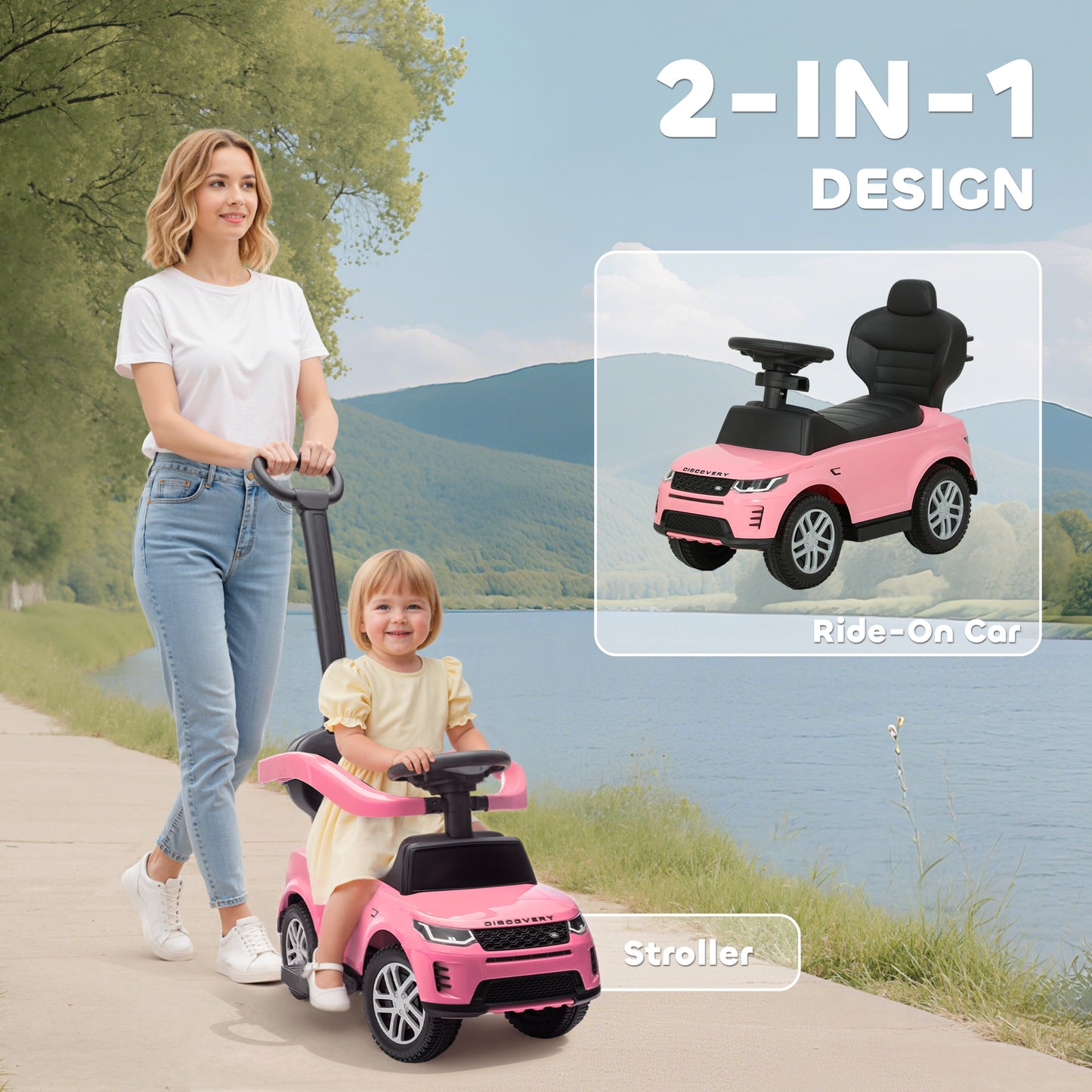 Land Rover Discovery Licensed Baby Push Car