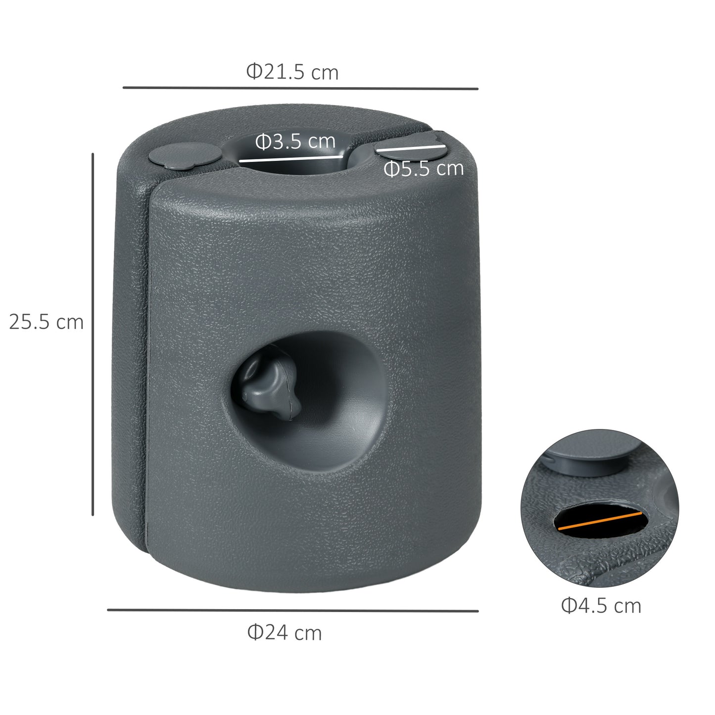 HDPE Tent Weights Set of 4, Canopy Weights, Fill with Water or Sand