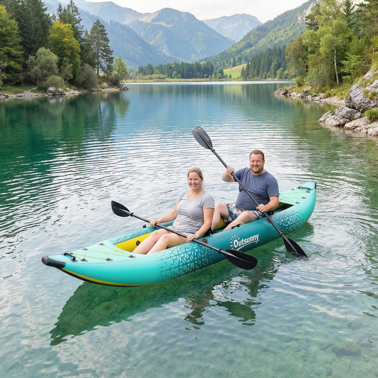 12.5' Inflatable Kayak Set (1)
