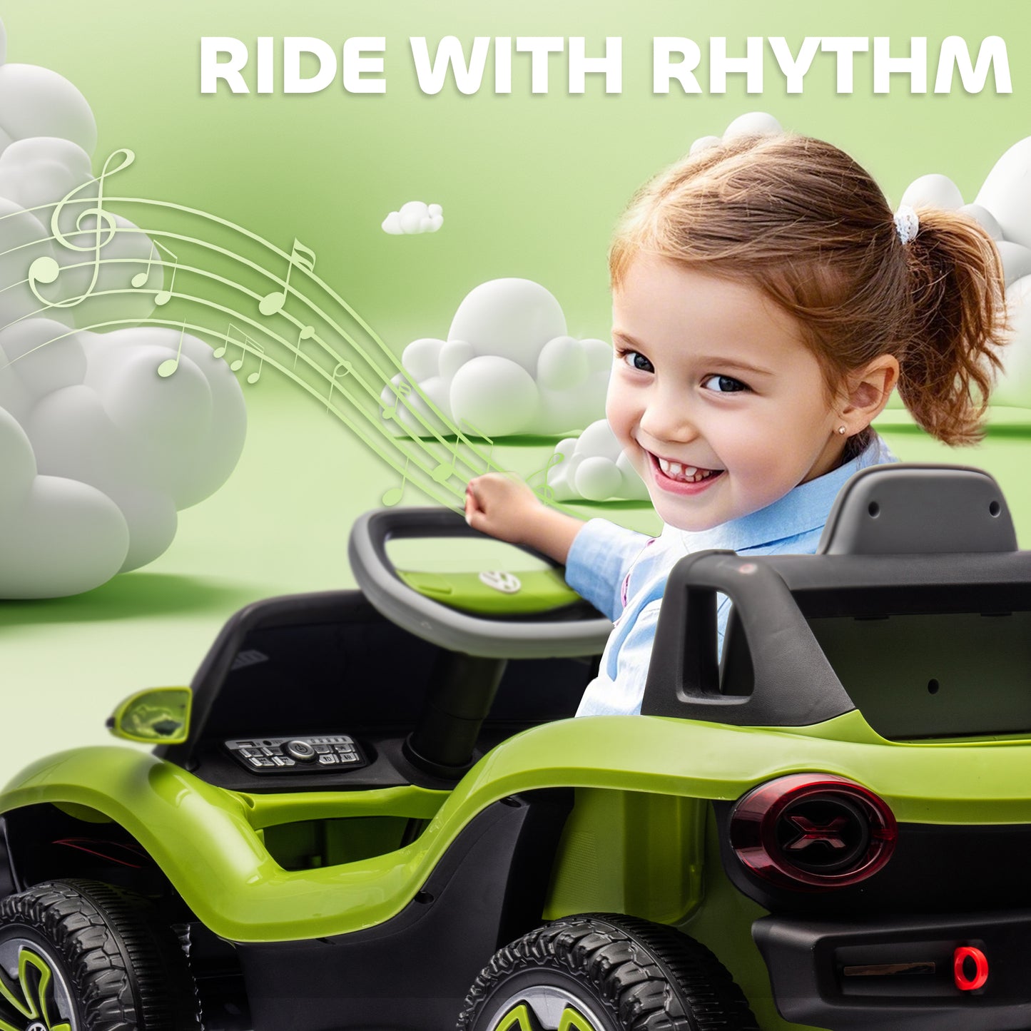 Volkswagen Licensed Kids Electric Car with Remote Control
