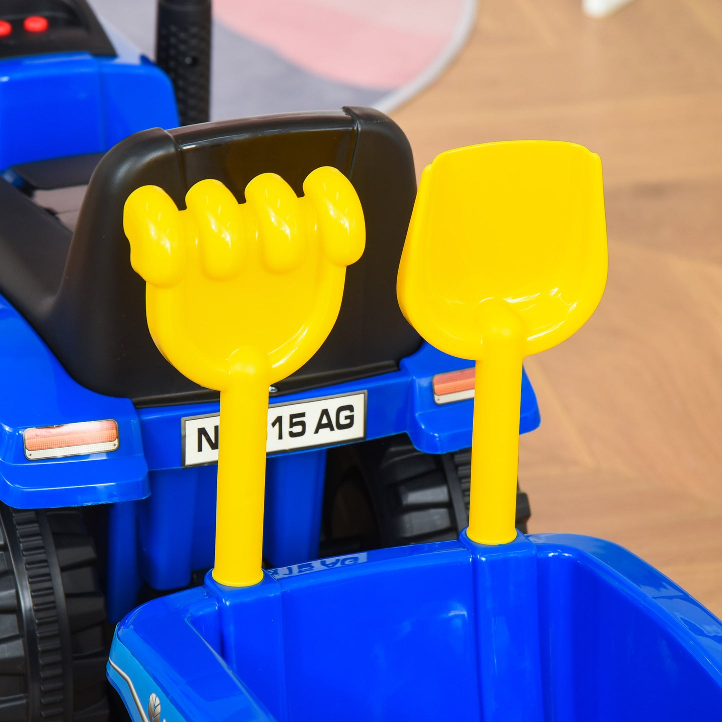 Ride On Tractor Toddler Walker Foot To Floor Slider w/ Horn Storage