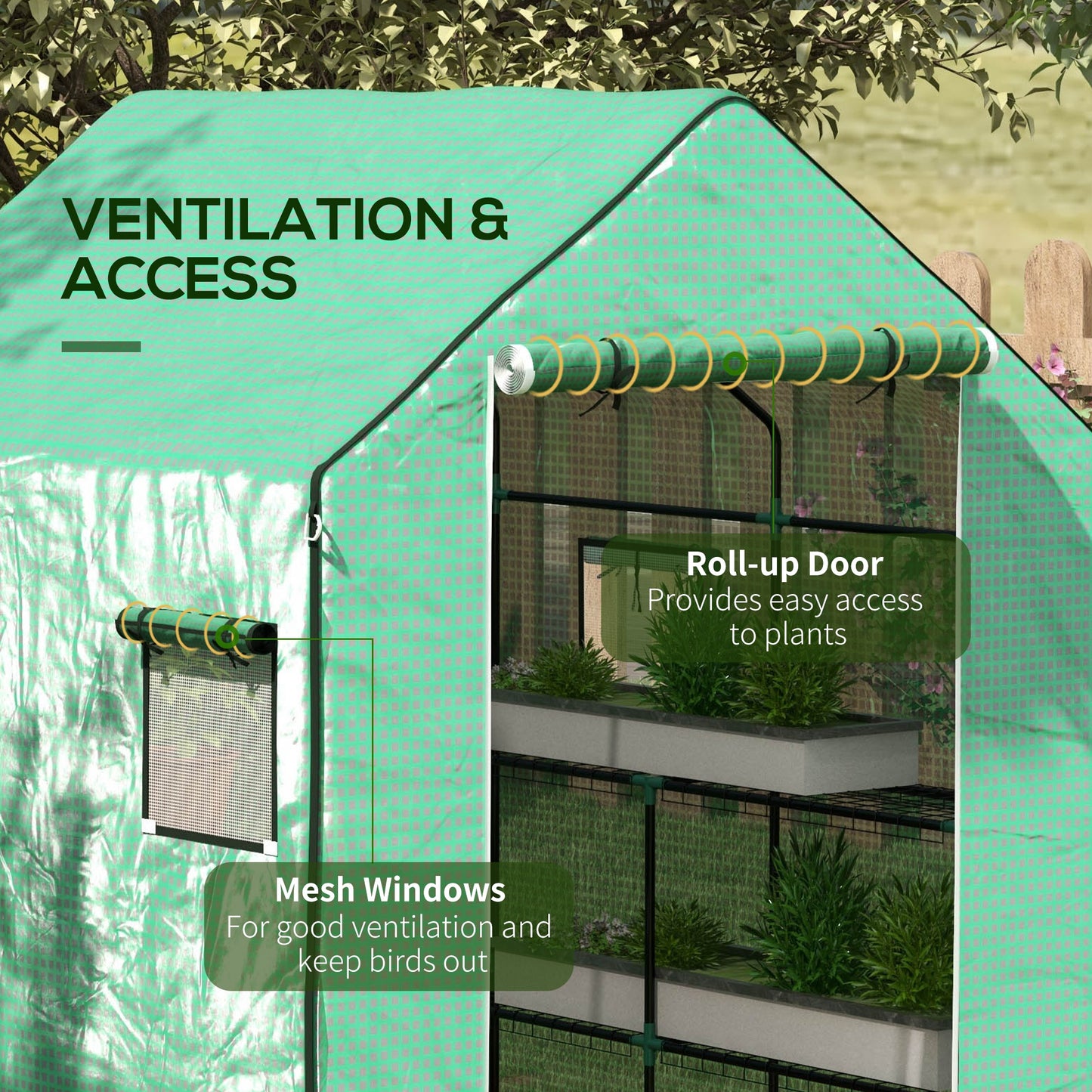 Greenhouse Cover Replacement Walk-in PE Hot House Cover
