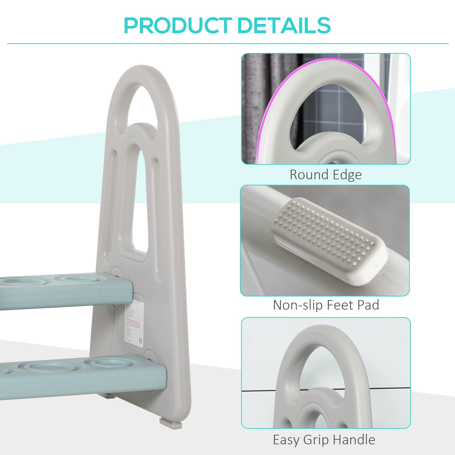 Kids Toddler Step Stool Ladder Kitchen Helper