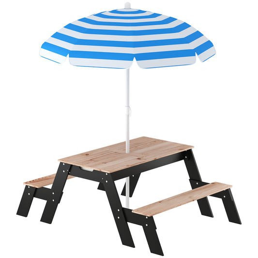 Kids Garden Furniture with Parasol