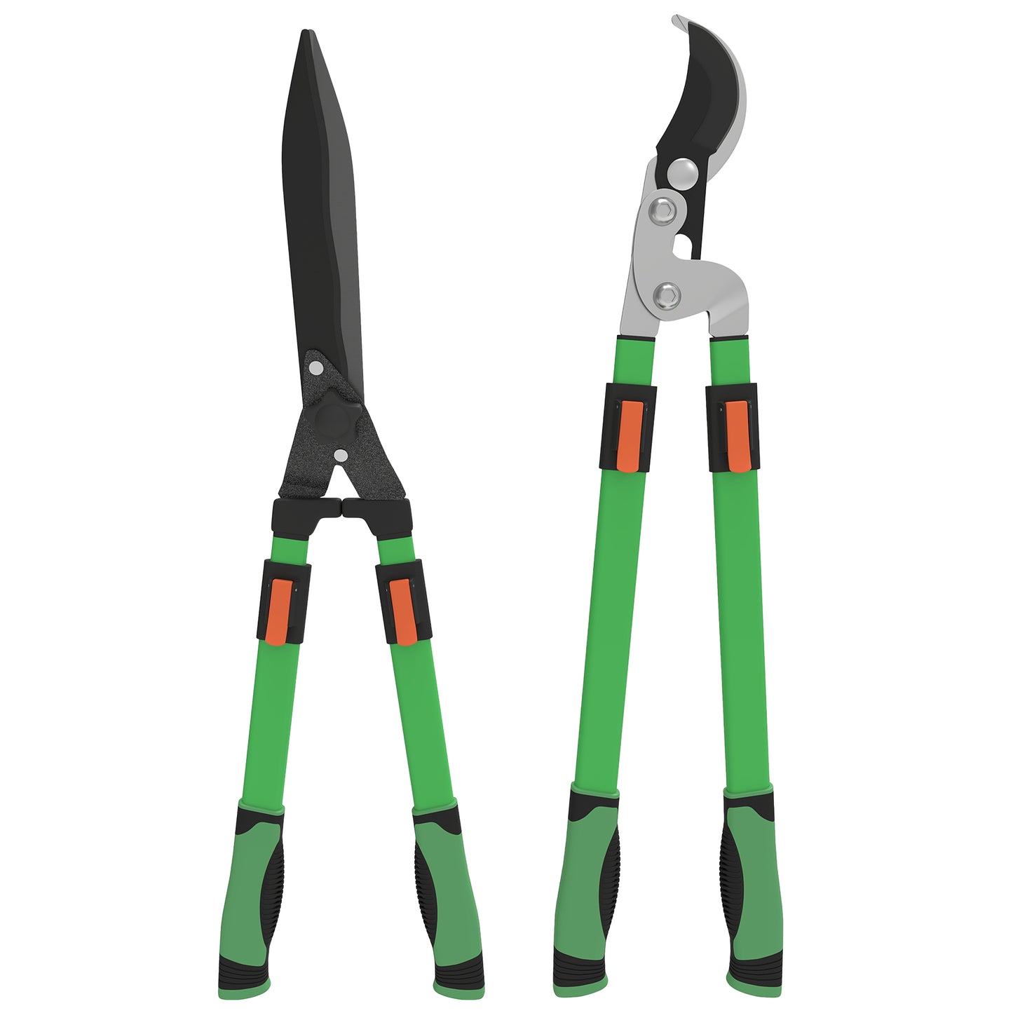 2 Pcs Garden Shears Set, Tree Lopper