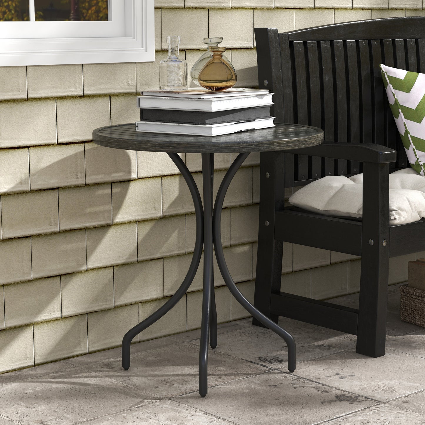 Φ66cm Galvanised Steel Garden Table