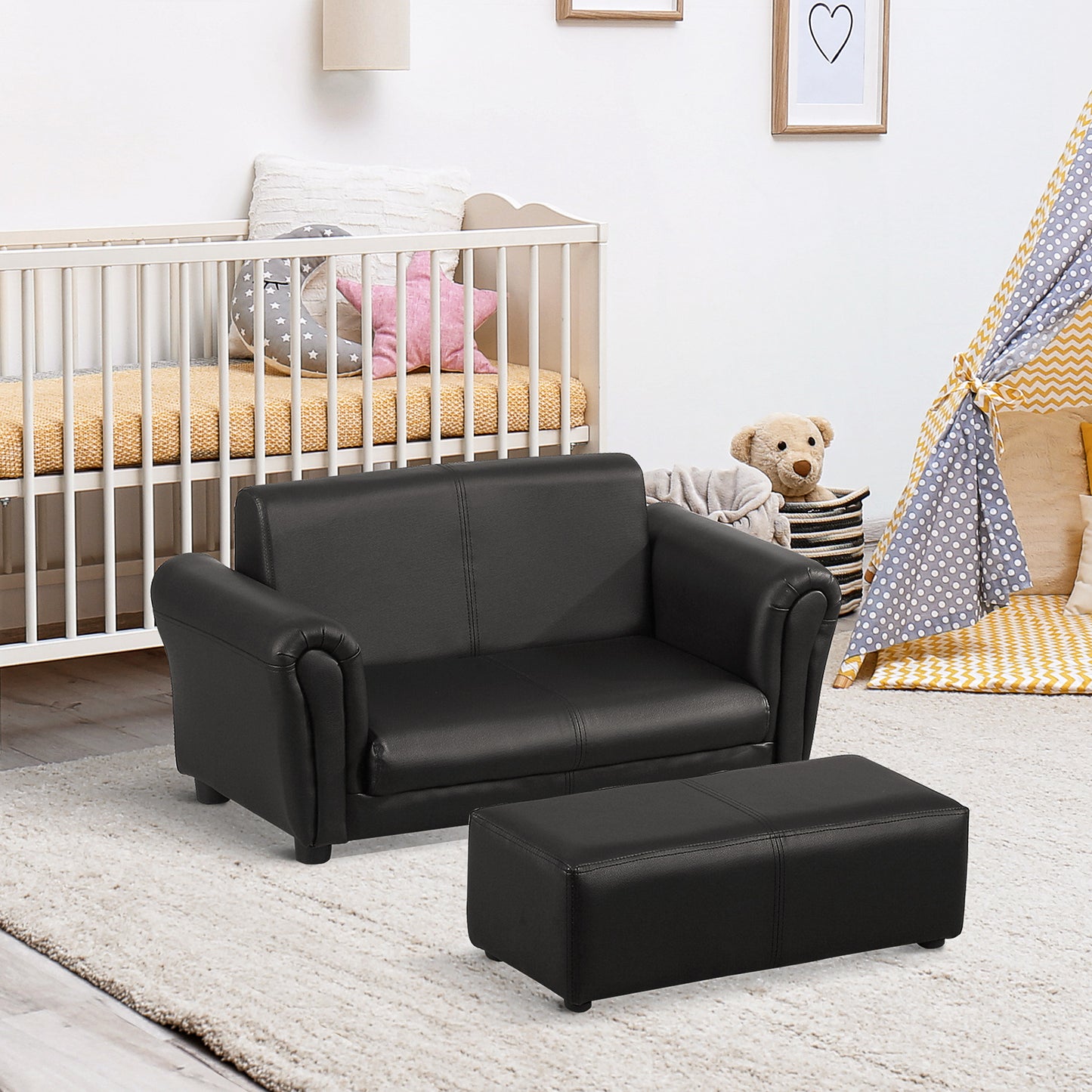 Kids Sofa Bed Kids Twin Sofa Toddler Chair 2 Seater Kids Twin Sofa