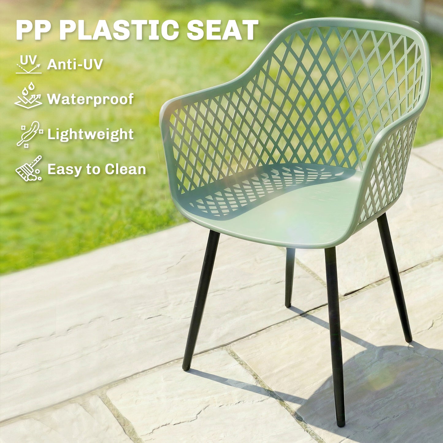 Garden Chairs Set of 4, Garden Dining Chairs