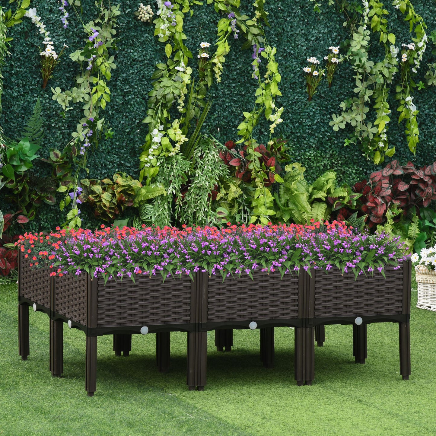 26L Garden Raised Bed Elevated Patio Flower Plant Planter Box PP