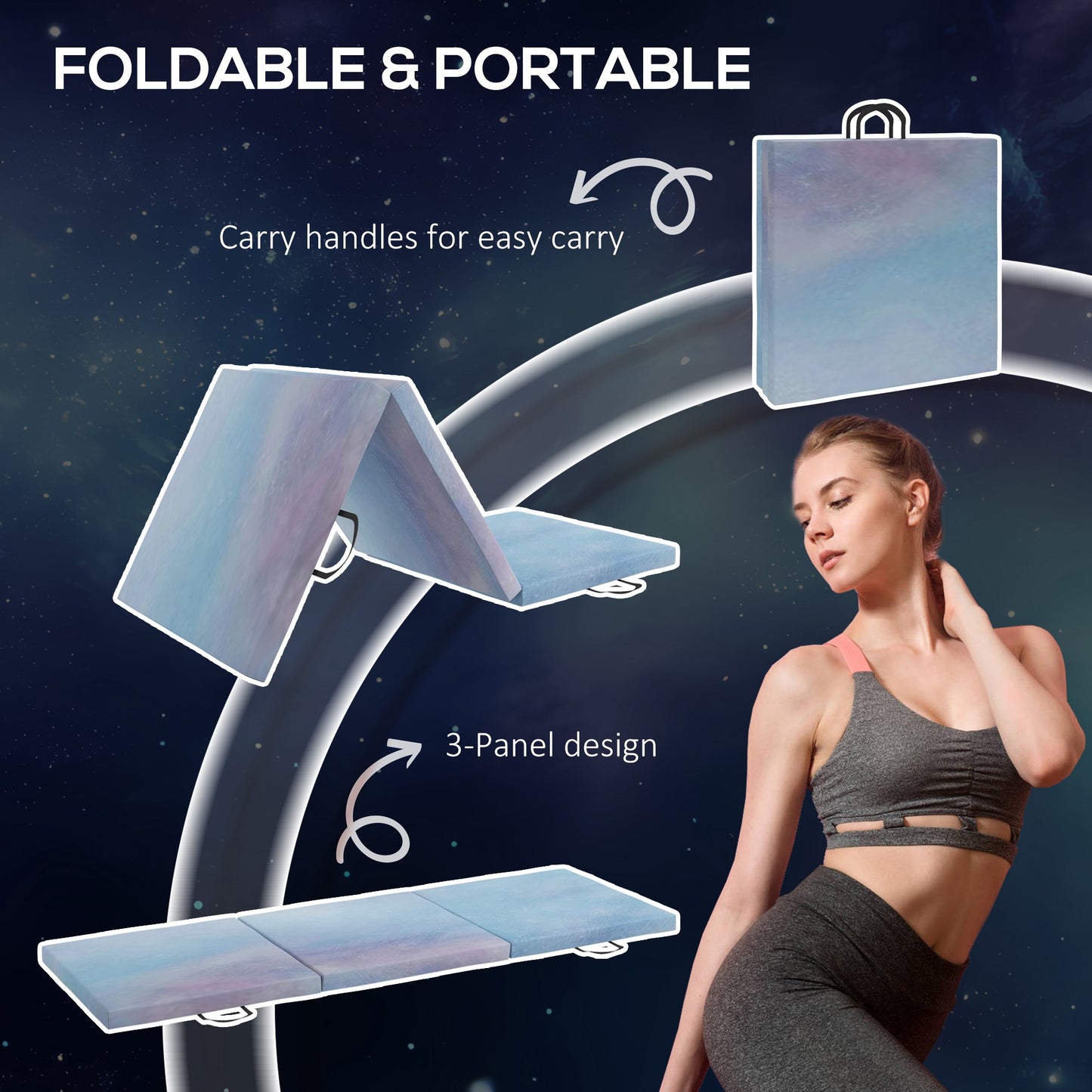 6FT Foldable Gymnastics Mat