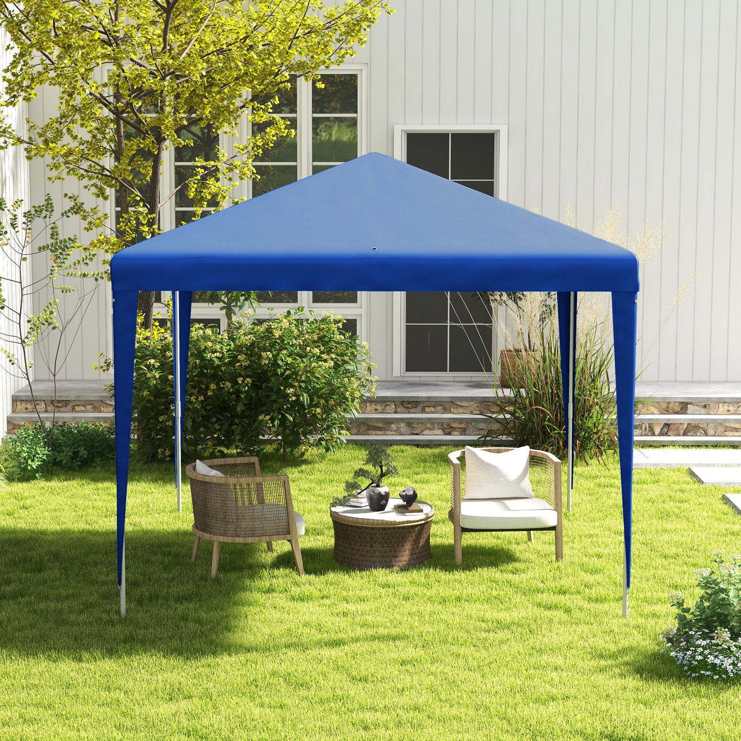 2.7m x 2.7m Garden Gazebo Marquee Party Tent Wedding Canopy (1)