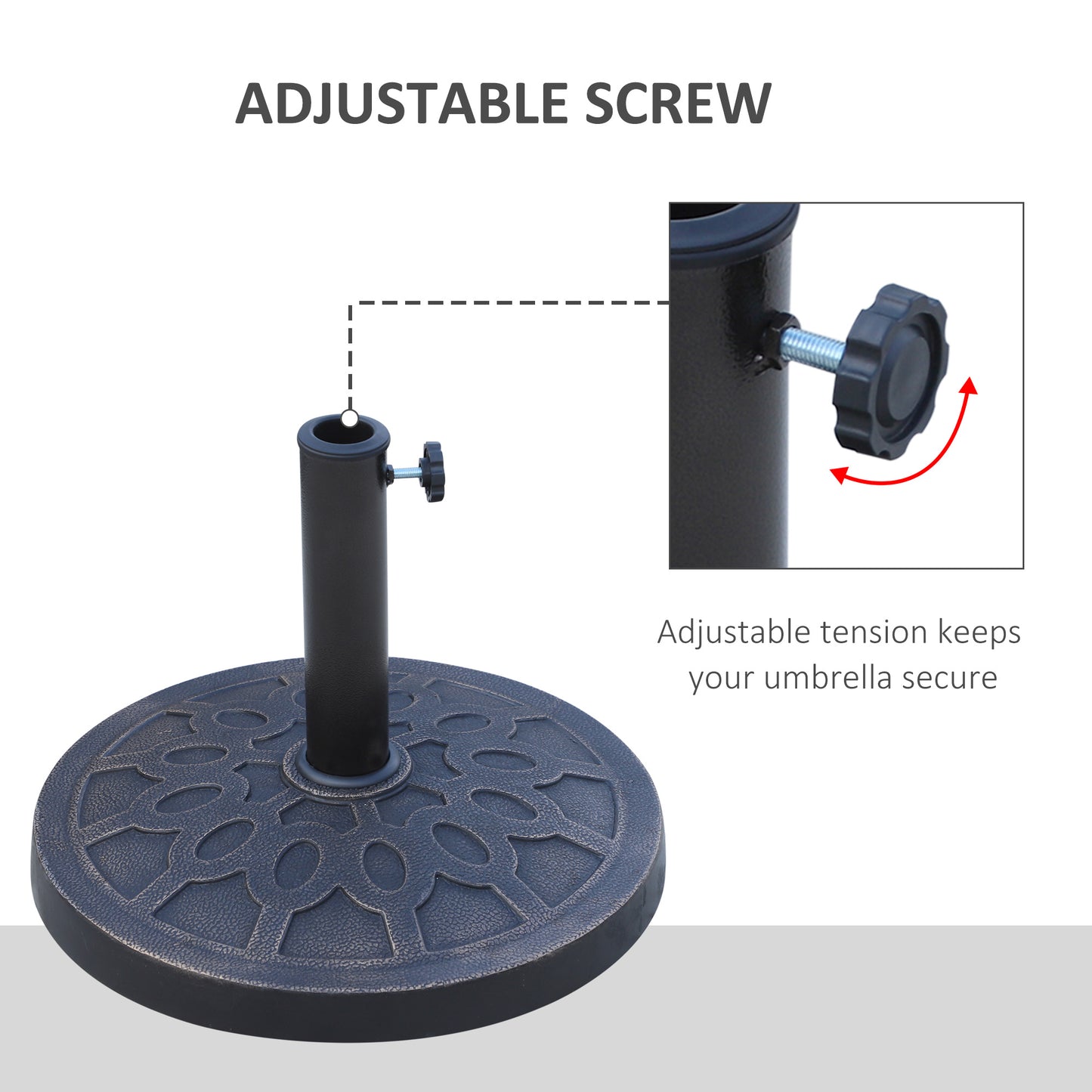 13kg Resin Umbrella Stand Holder