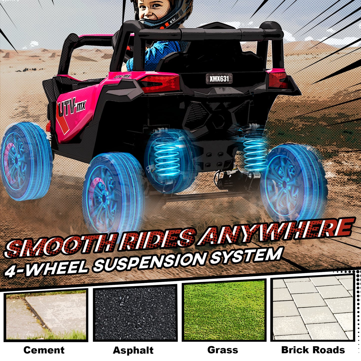 12V Kids Ride On Car with Remote Control