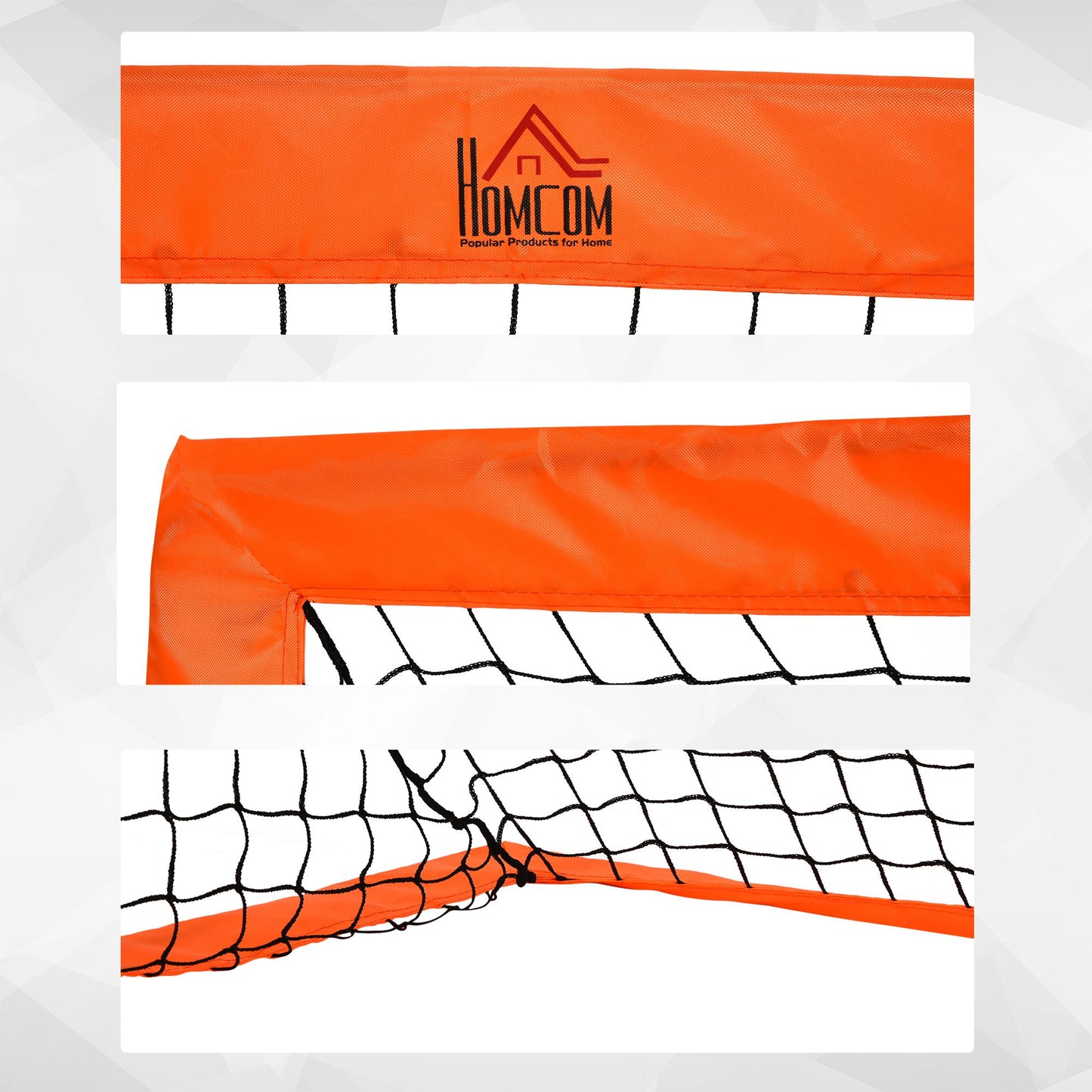 Set of 2 Football Goal Net 6 x 3 ft Foldable Outdoor Sport Training
