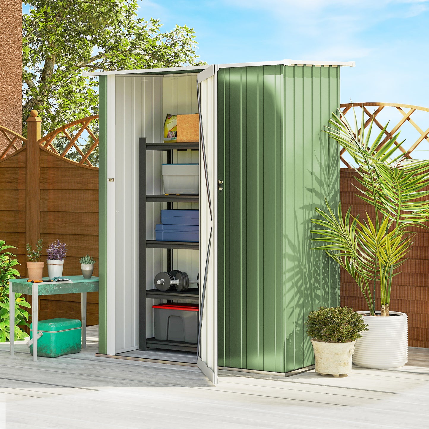 5ft x 3ft Garden Storage Shed (1)