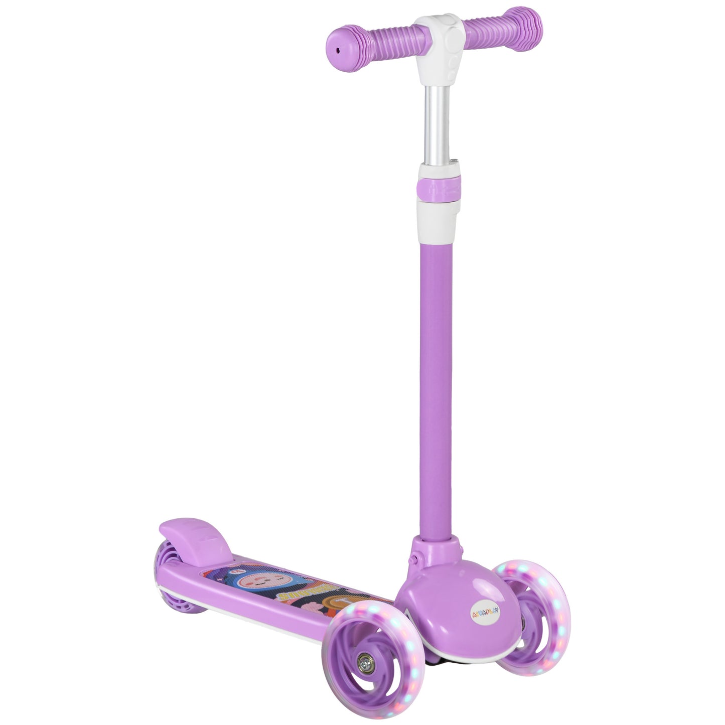 Kids 3 Wheel Scooter for 2-6 Years Old w/ Adjustable Height