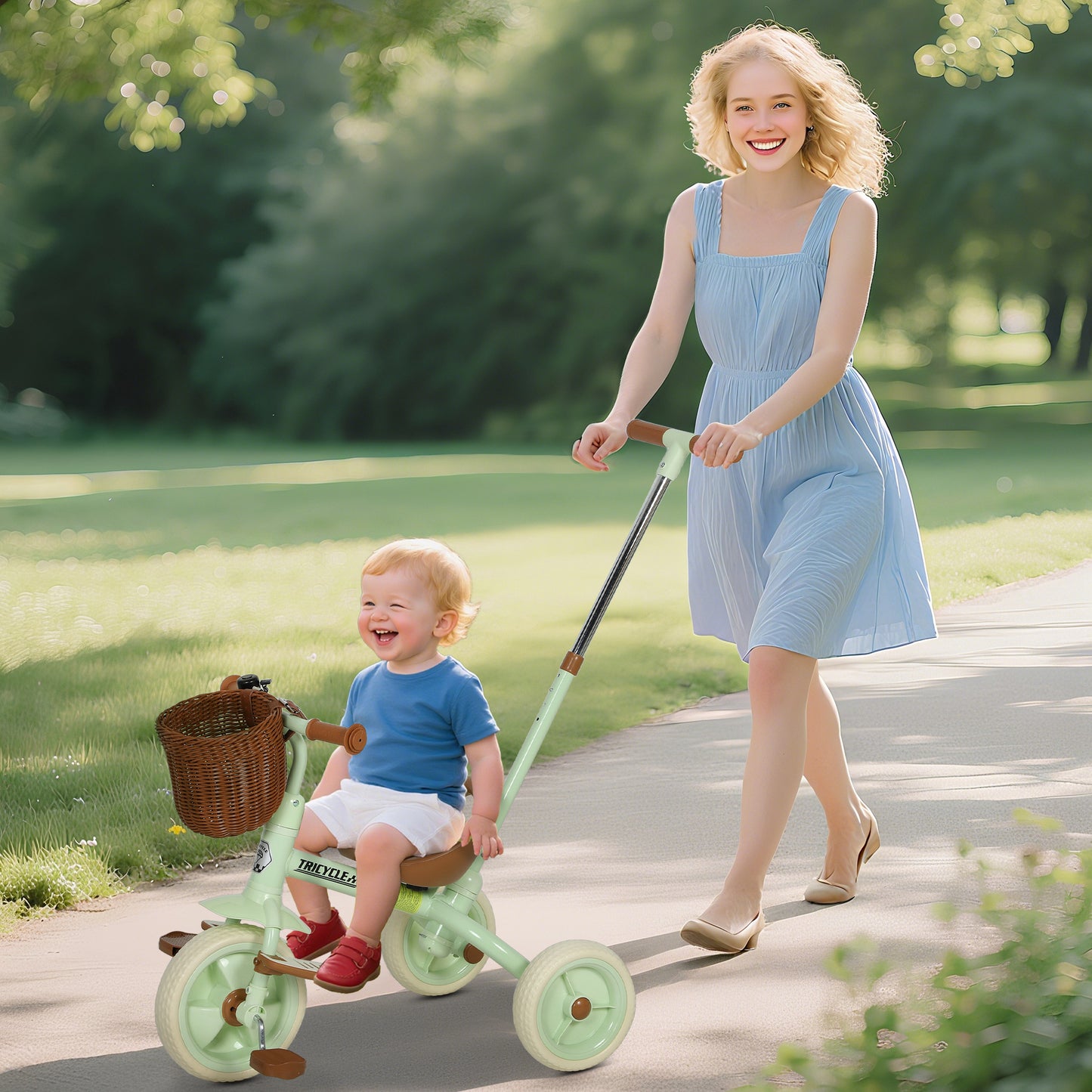 2-In-1 Toddler Trike for 2-5 Years Old