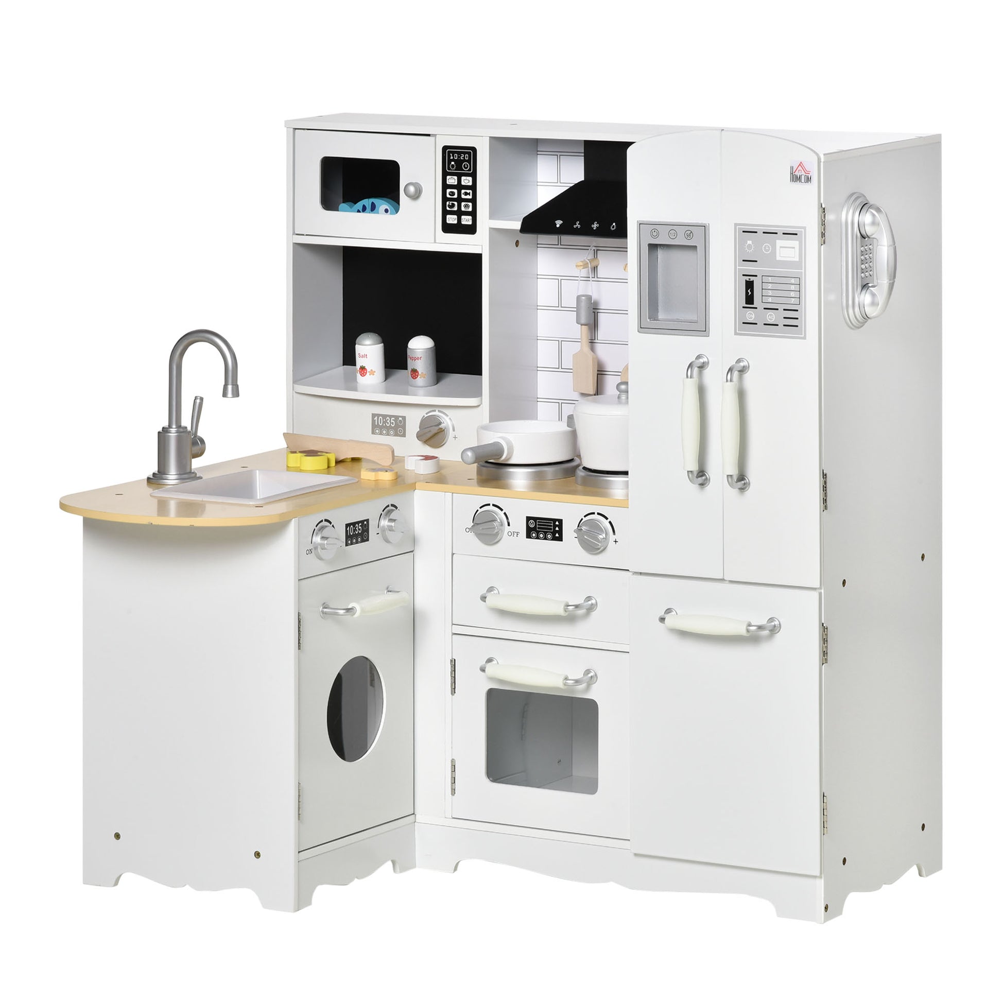 Kids Kitchen Playset, Large Pretend Role Play Kitchen