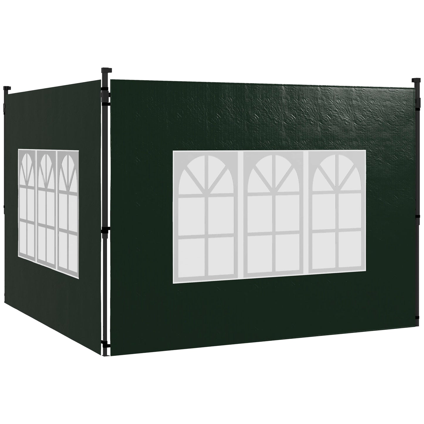 Set of Two 3 x 3m Gazebo Frame Replacement Walls
