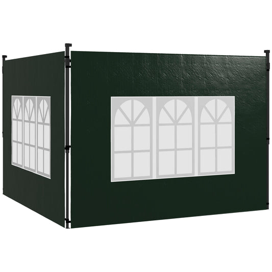 Set of Two 3 x 3m Gazebo Frame Replacement Walls