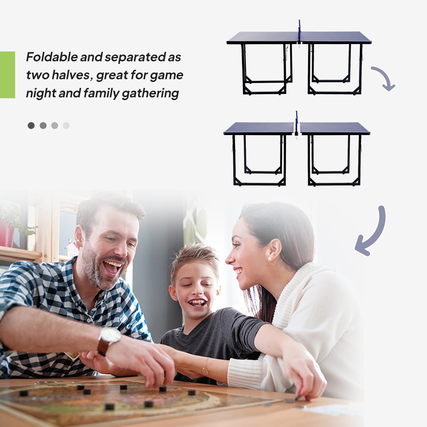6ft Table Tennis Table, Ping Pong Table with Net