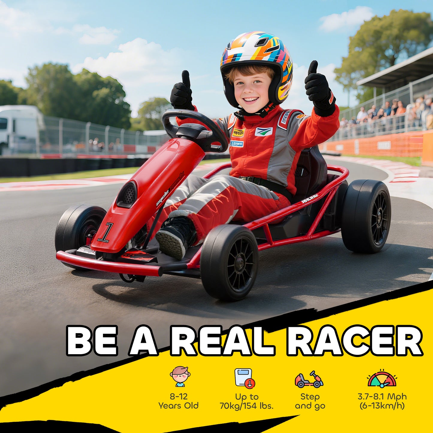24V Electric Go Kart for Kids