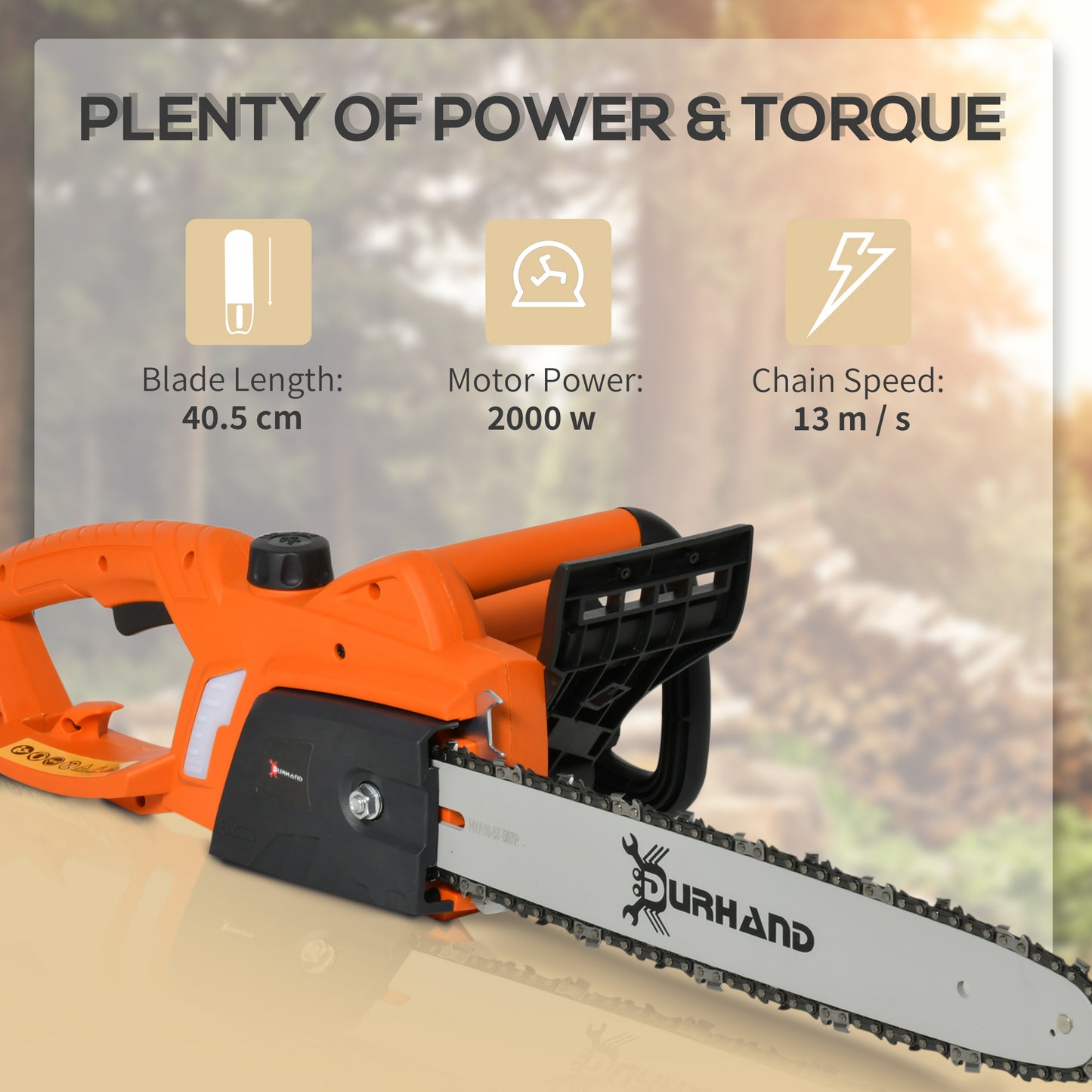 2000W Powerful Electric Chainsaw