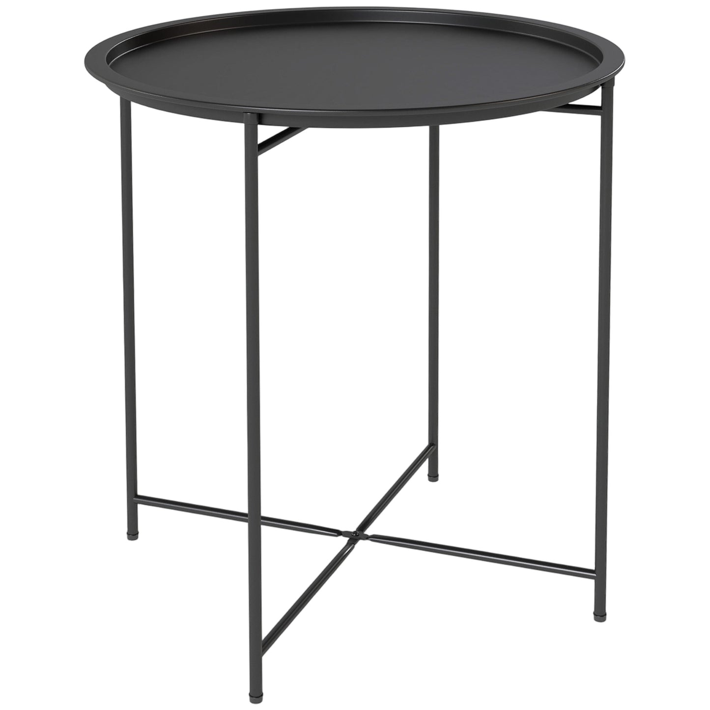 Steel Removable Tray Top Garden Table - Blue