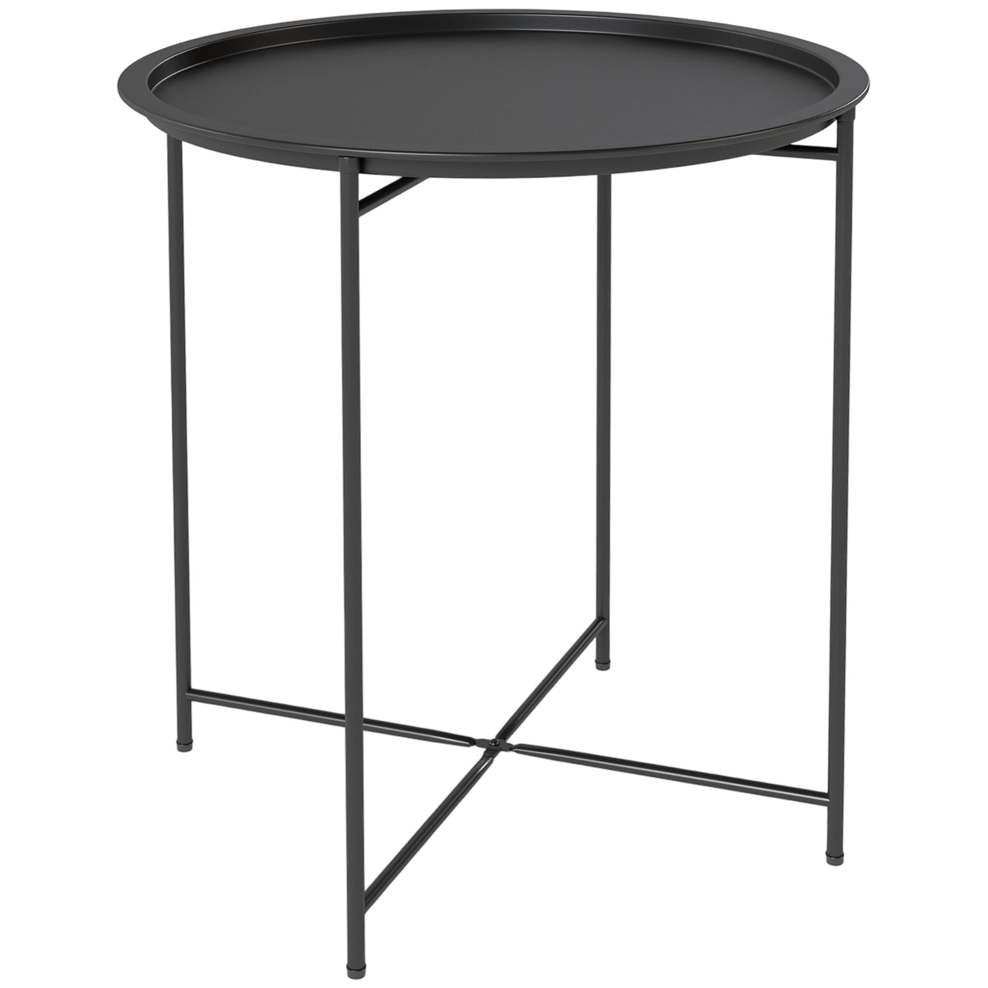 Steel Removable Tray Top Garden Table - Blue