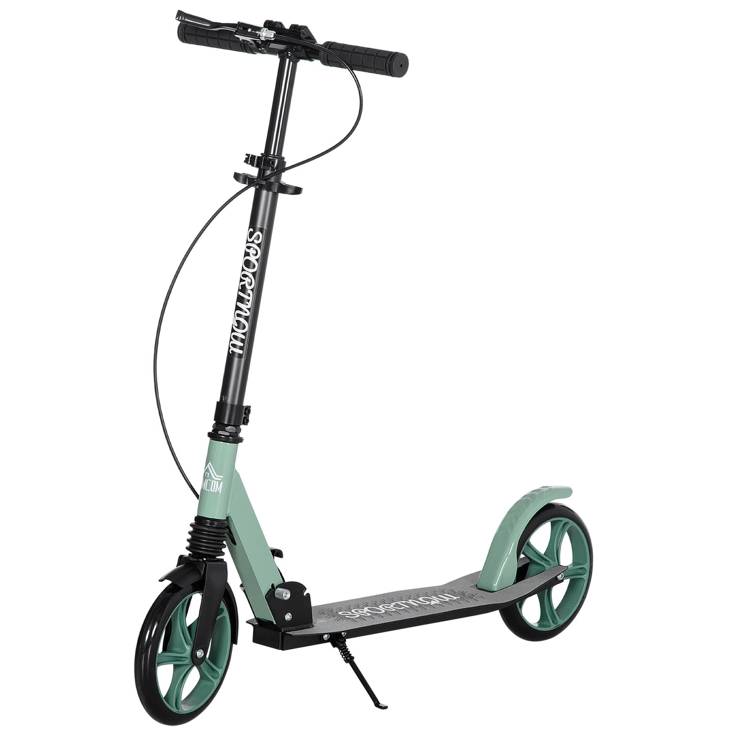 One-click Folding Kick Scooter for 14+ w/ Adjustable Handlebar