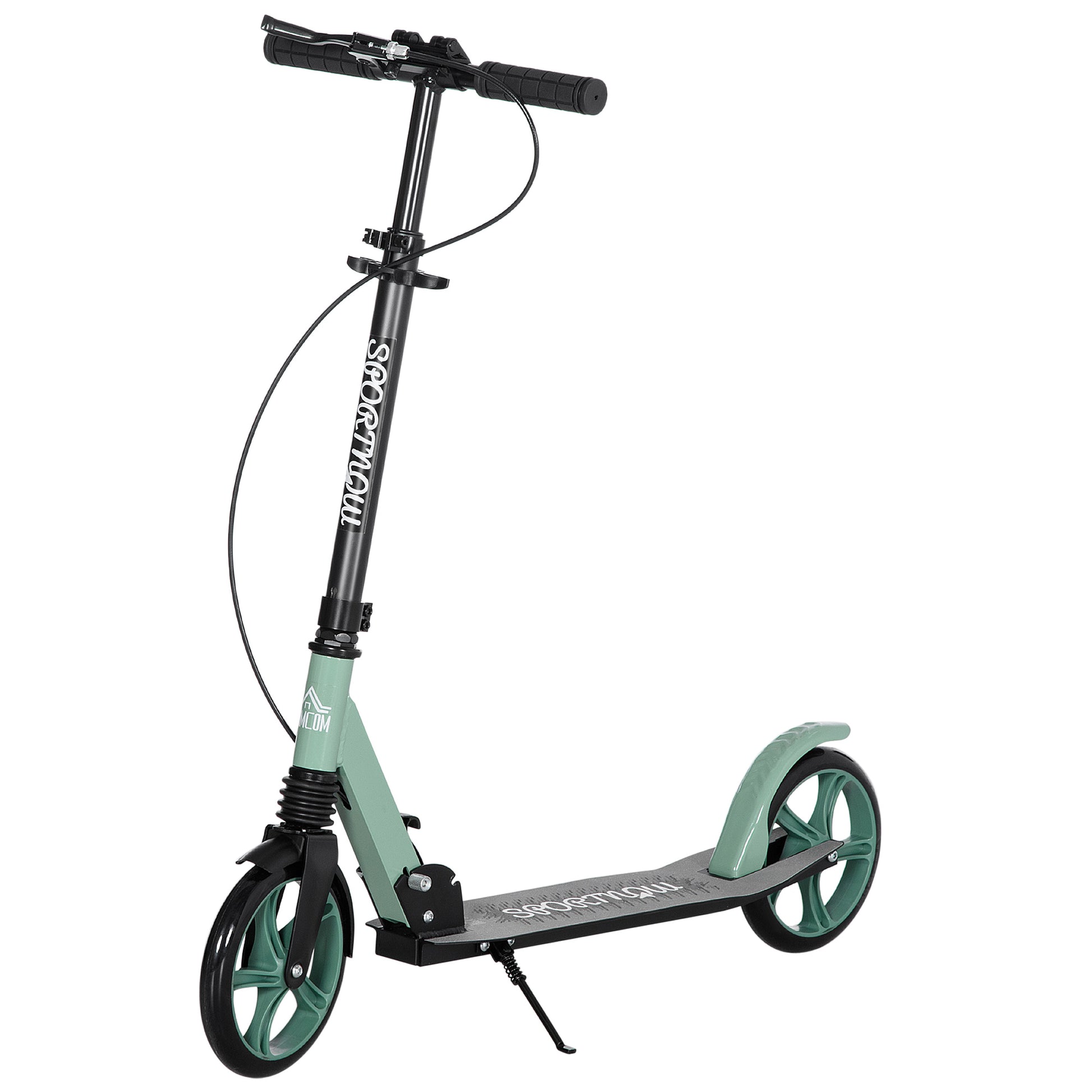 One-click Folding Kick Scooter for 14+ w/ Adjustable Handlebar