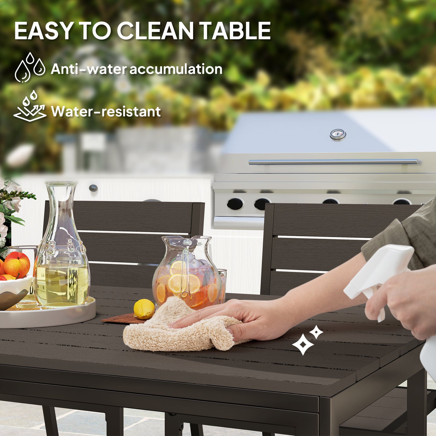 Seven-Piece Outdoor Dining Set
