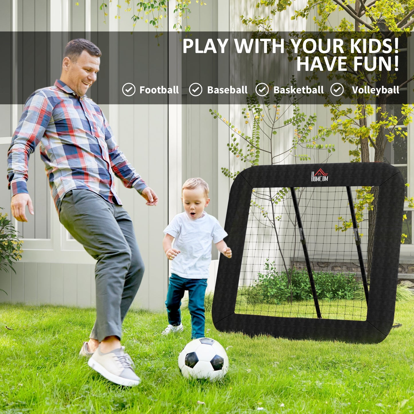 Football Training Net Target Goal, with Adjustable Angles