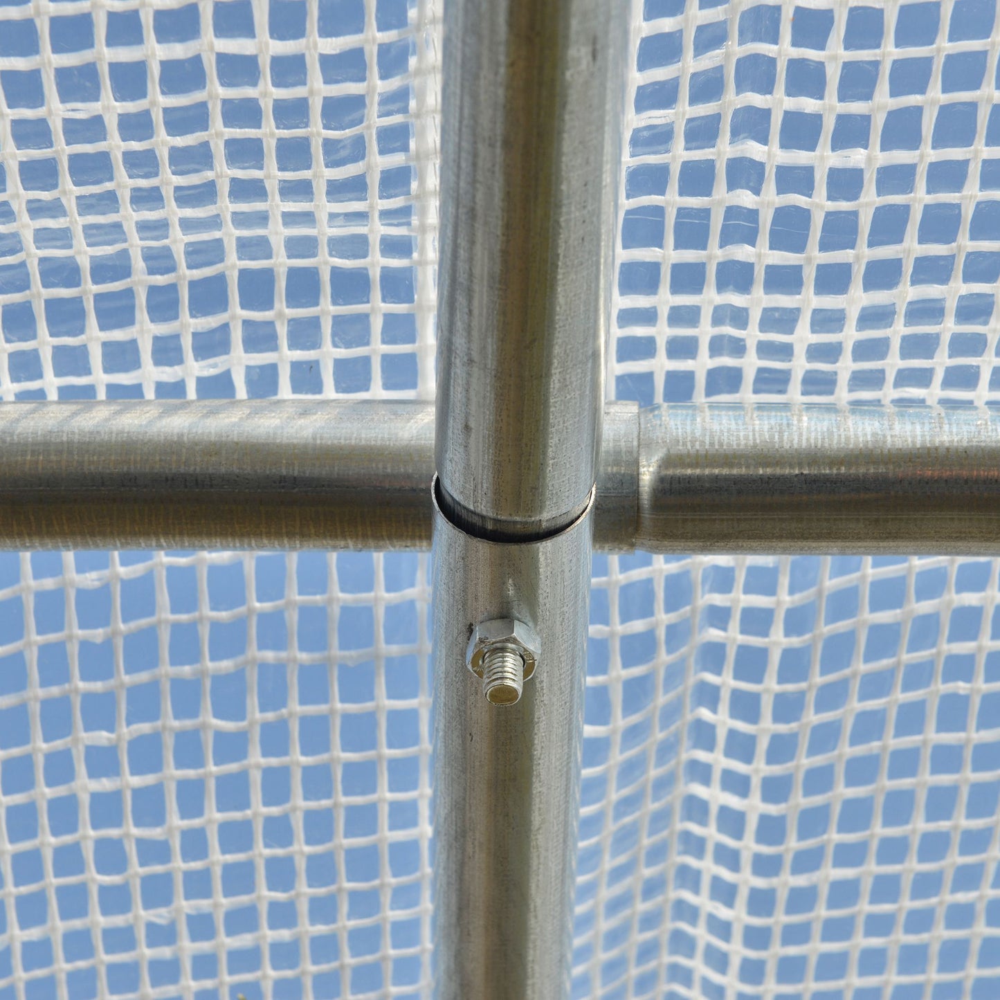 Walk-in Polytunnel Greenhouse Green House with Roll-up Sidewalls