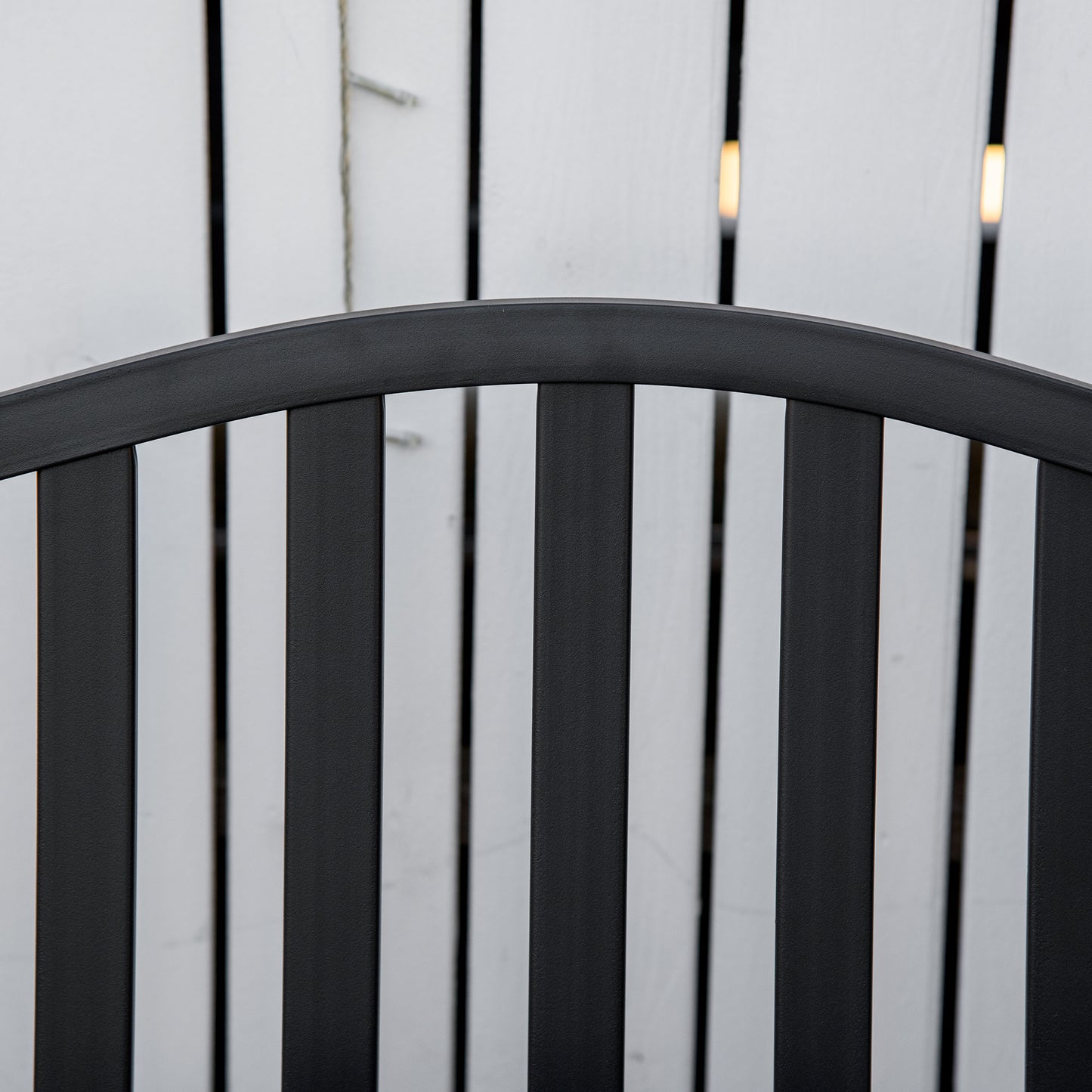 Metal Outdoor Bench with Liftable Middle Table, Patio Loveseat