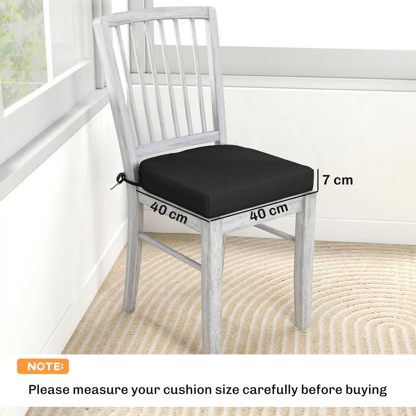 Outdoor Chair Seat Cushions Set of 2