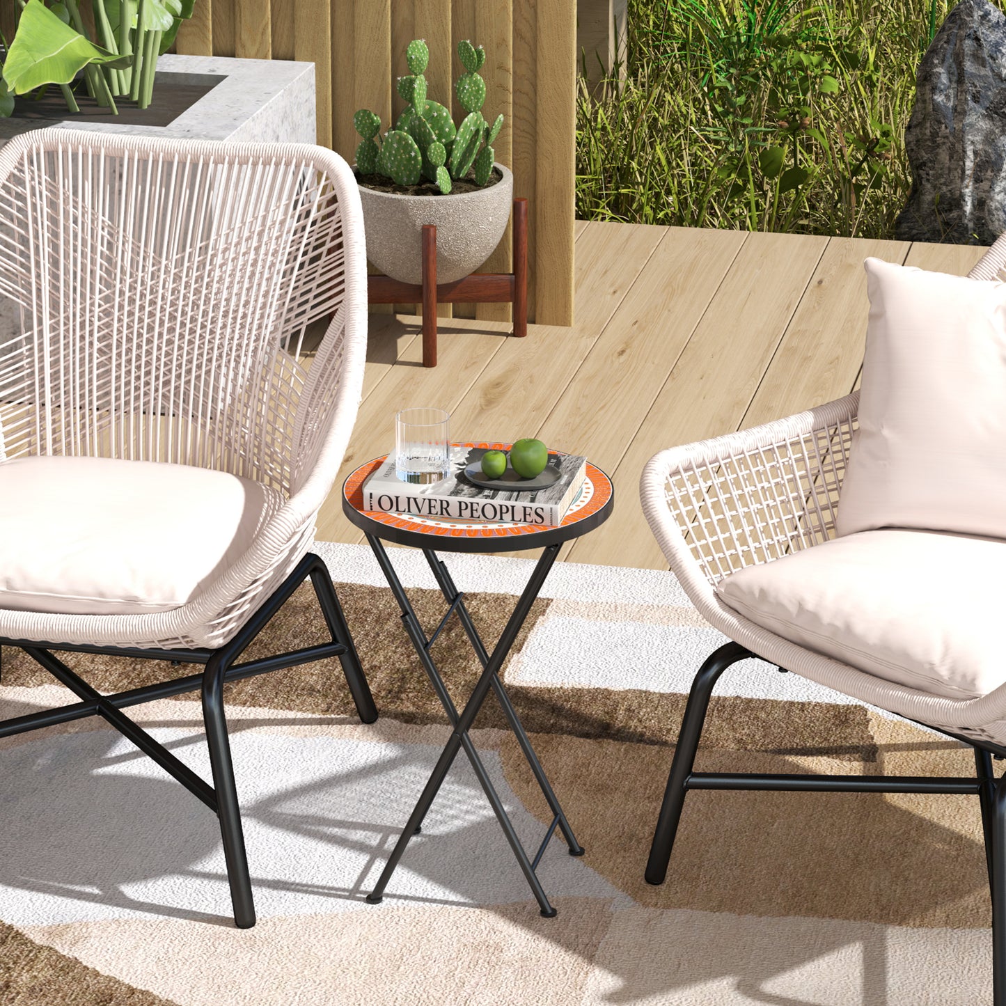 Mosaic Outdoor Garden Table