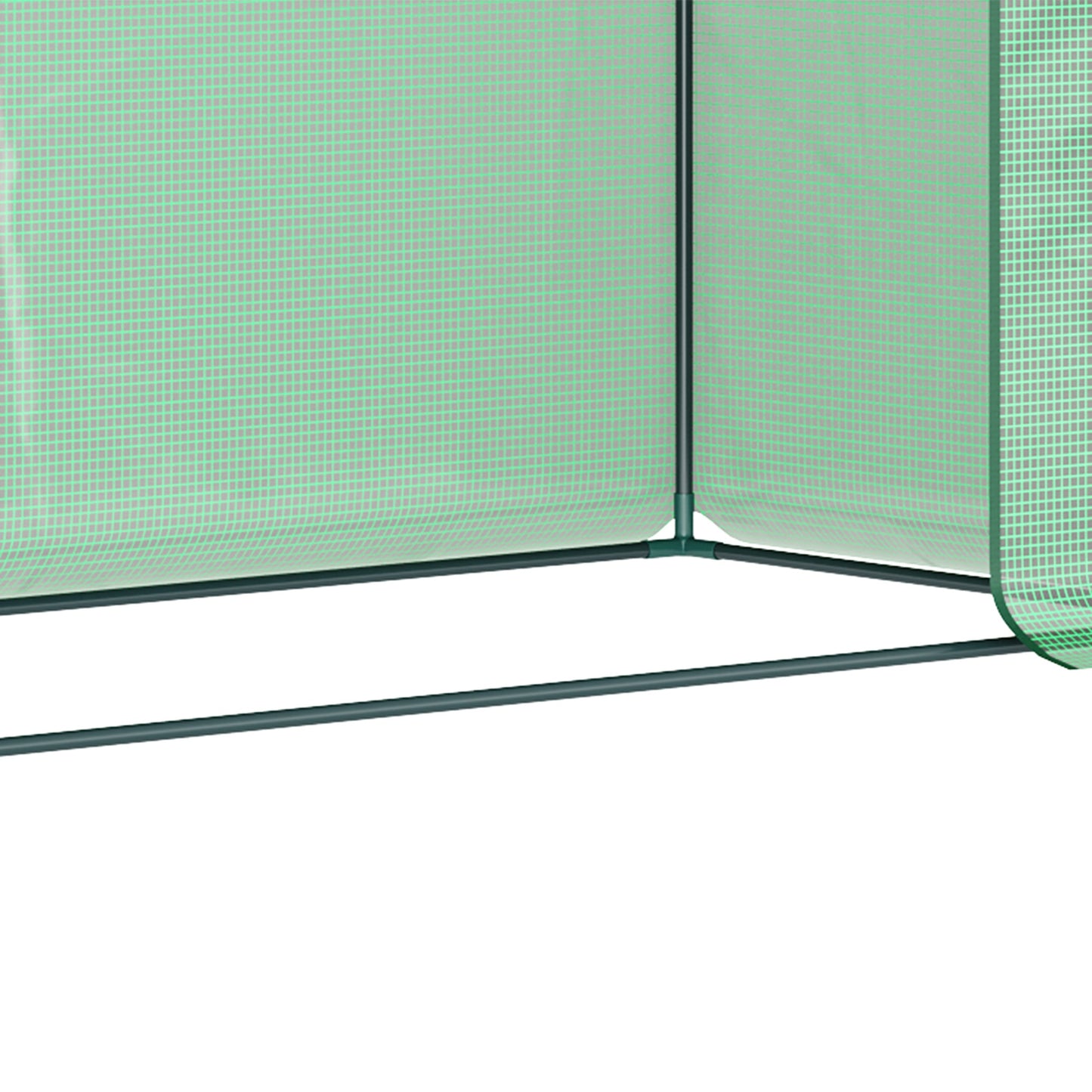 Small Walk-in Garden Greenhouse with Steel Frame
