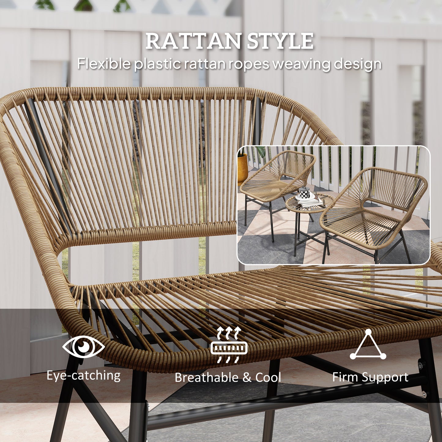 3 Pieces Rattan Bistro Set (7)