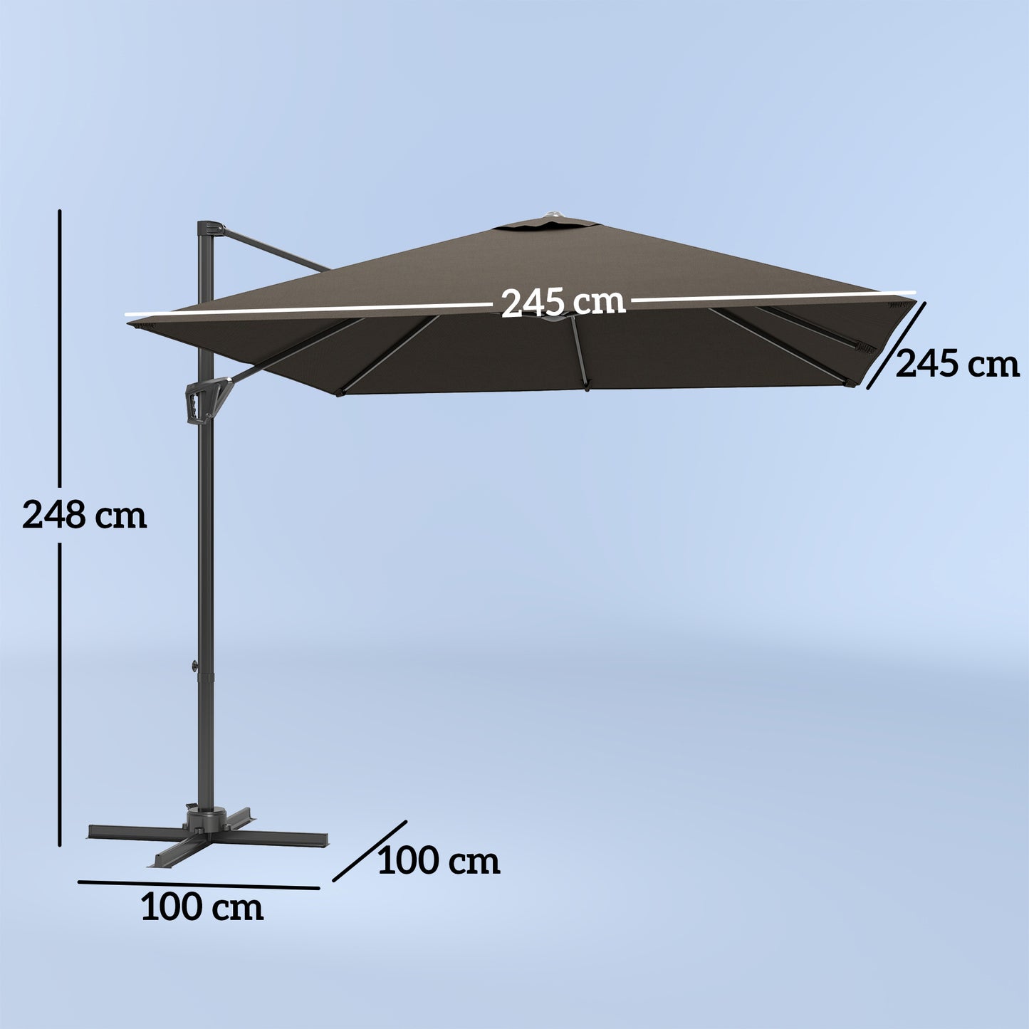 Patio Offset Parasol Umbrella