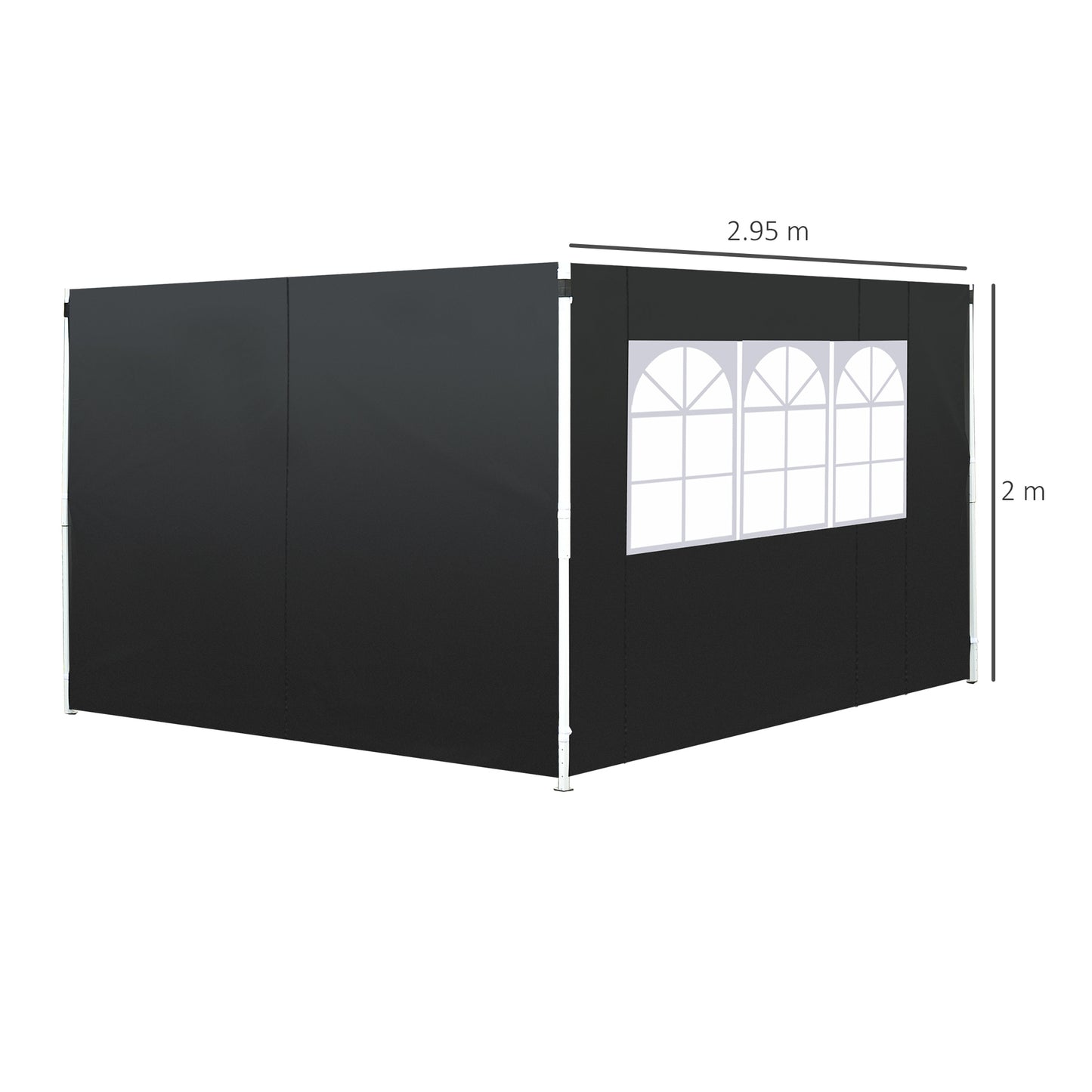3 Meters Gazebo Replaceable Exchangeable Side Panel Wall Panels