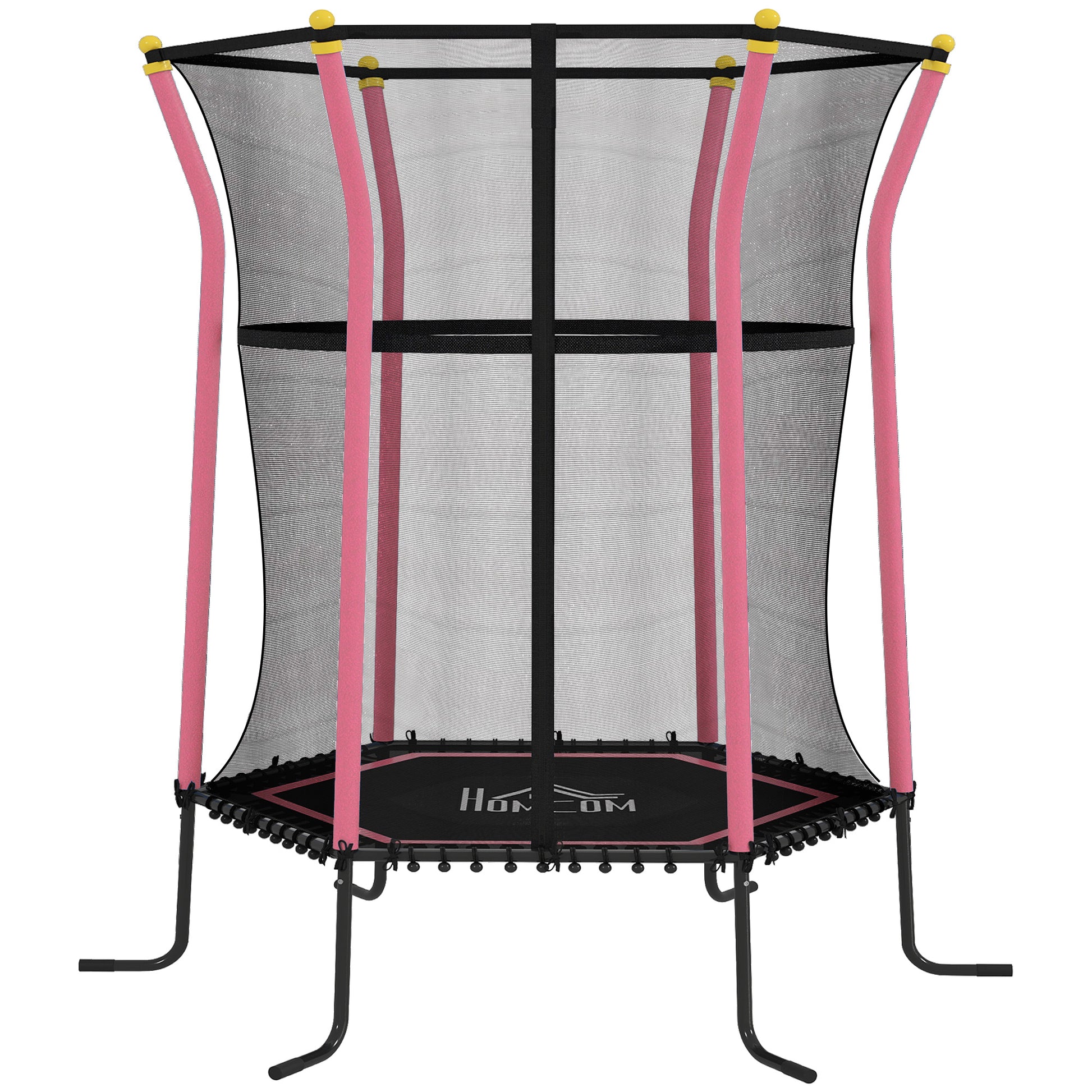 Kids Trampoline Mini Bouncer with Enclosure Safety Net