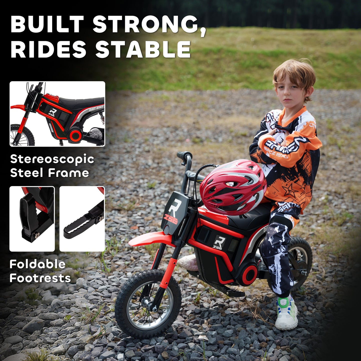 24V Electric Motorbike 18km/h with Twist Grip Throttle