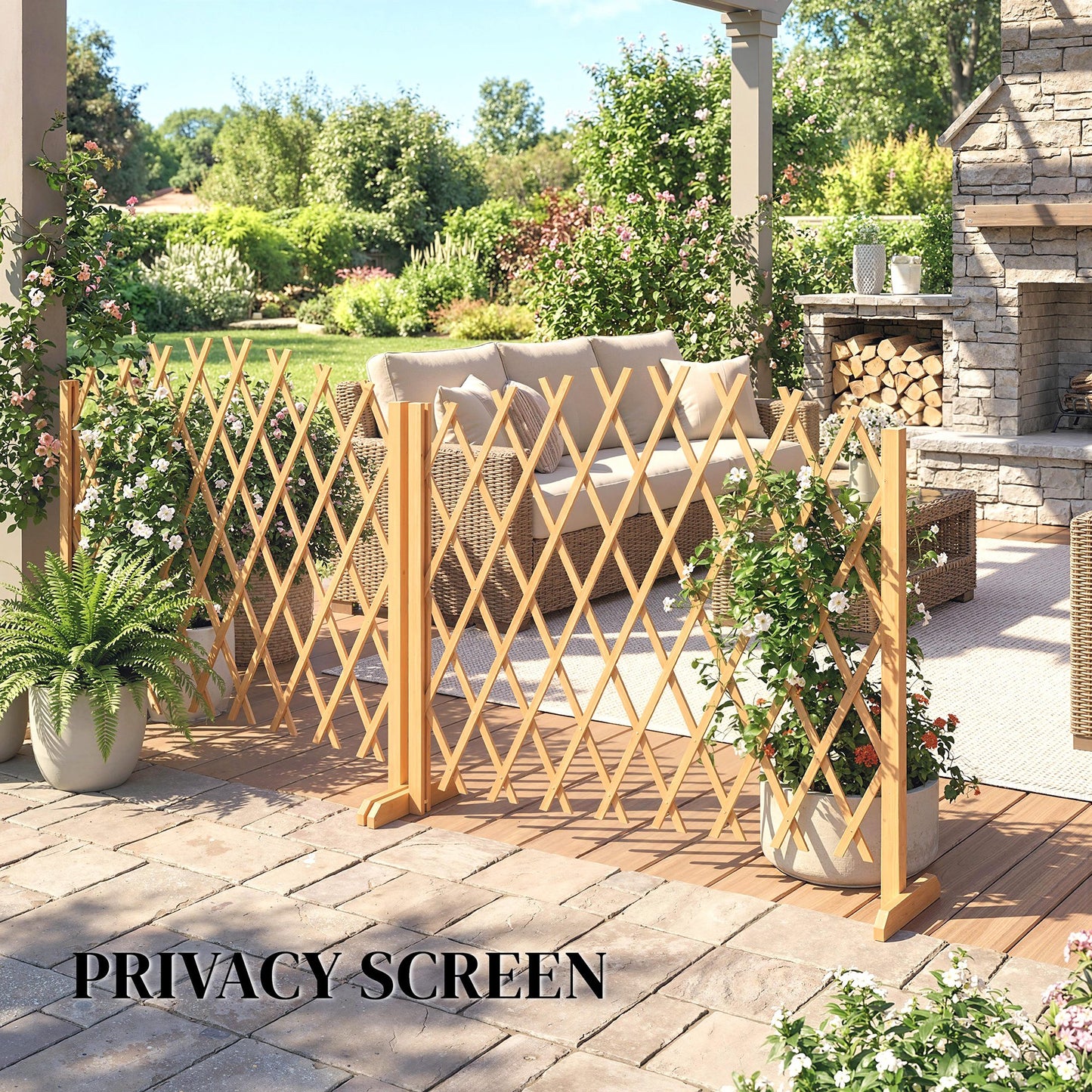 2 Pack Expanding Fence Panels