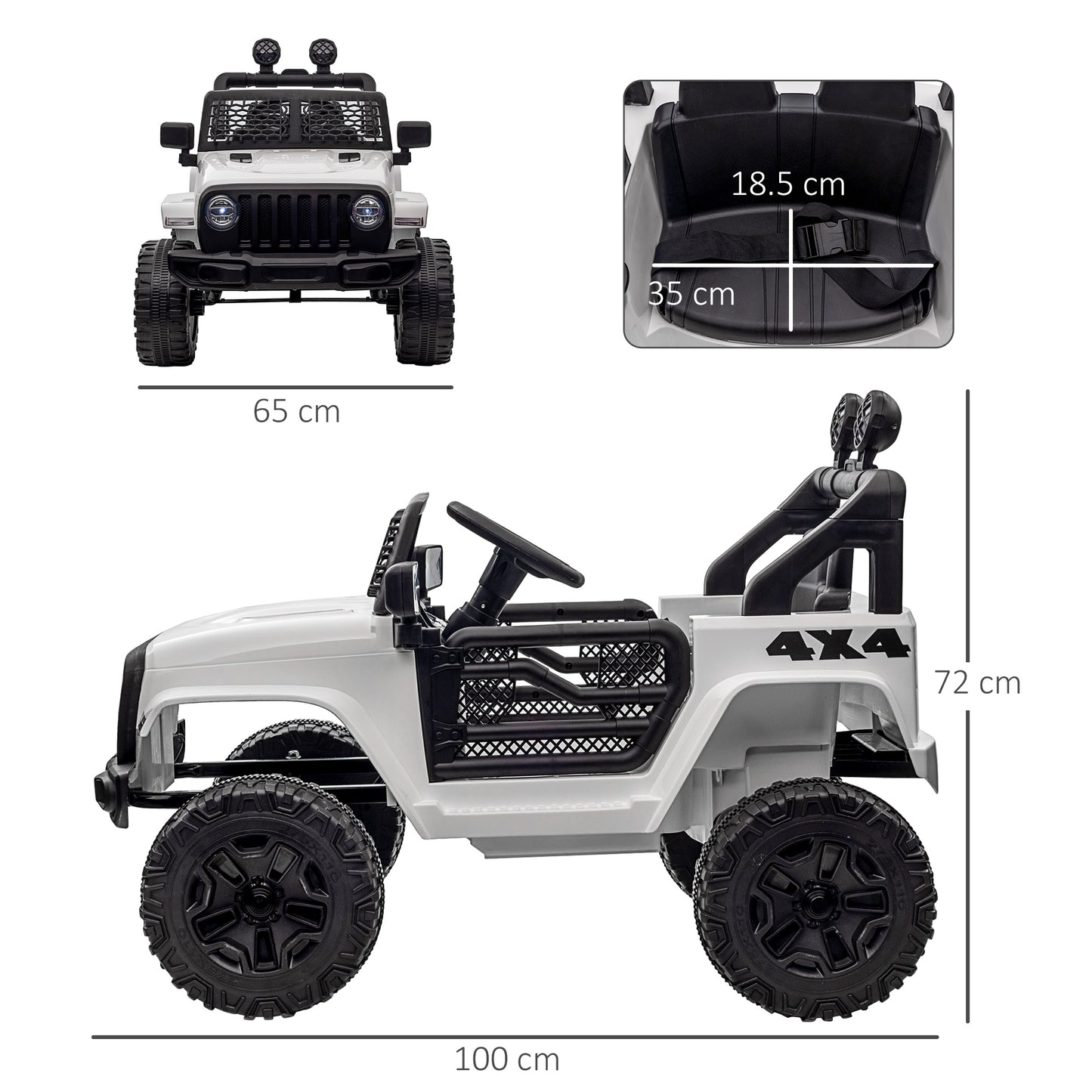 12V Kids Electric Ride On Car Truck Toy SUV with Remote Control