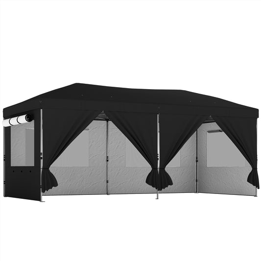 3 x 6 m Pop Up Canopy with UV50+ Protection Garden Gazebo