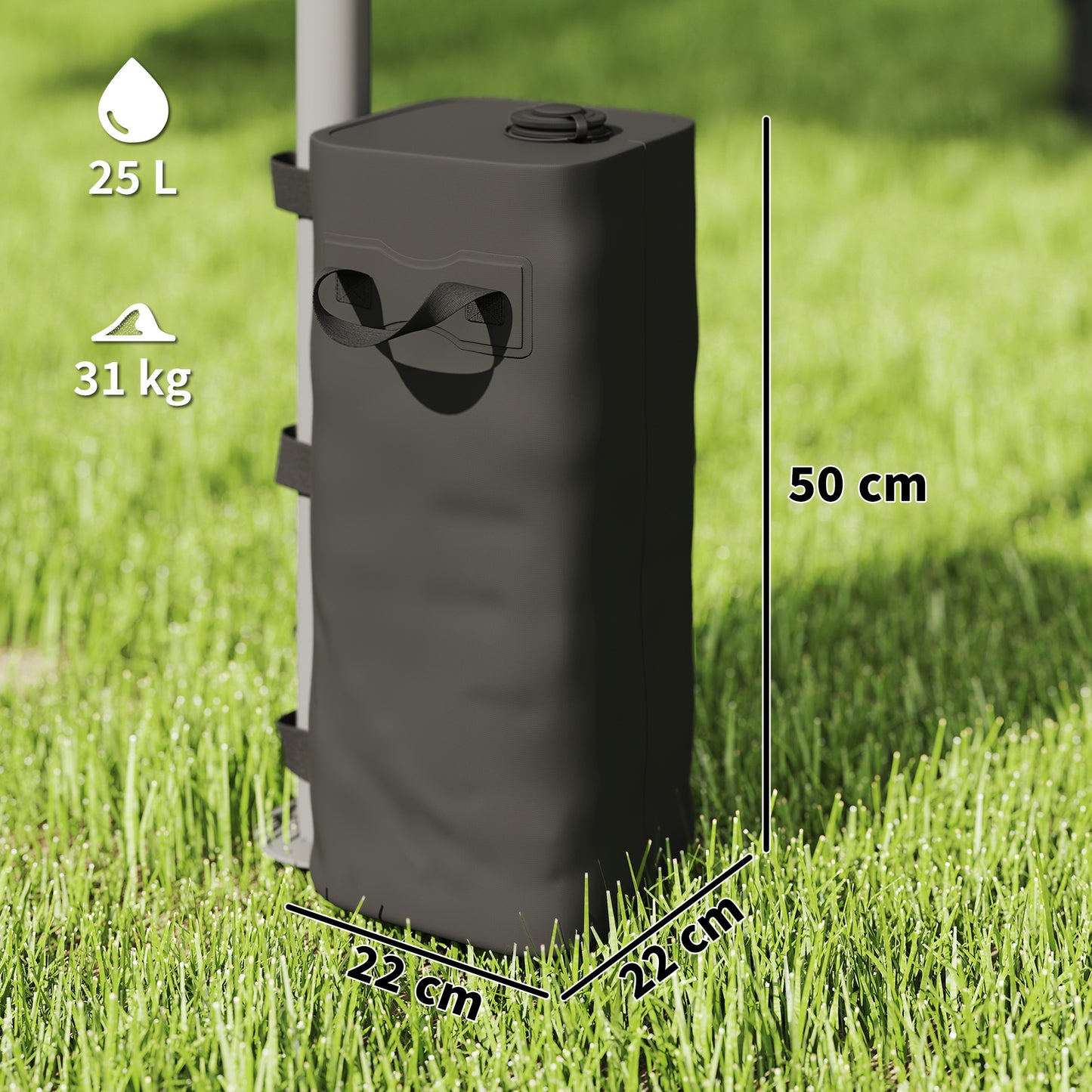 Set of 4 Heavy Duty Gazebo Weights Bags