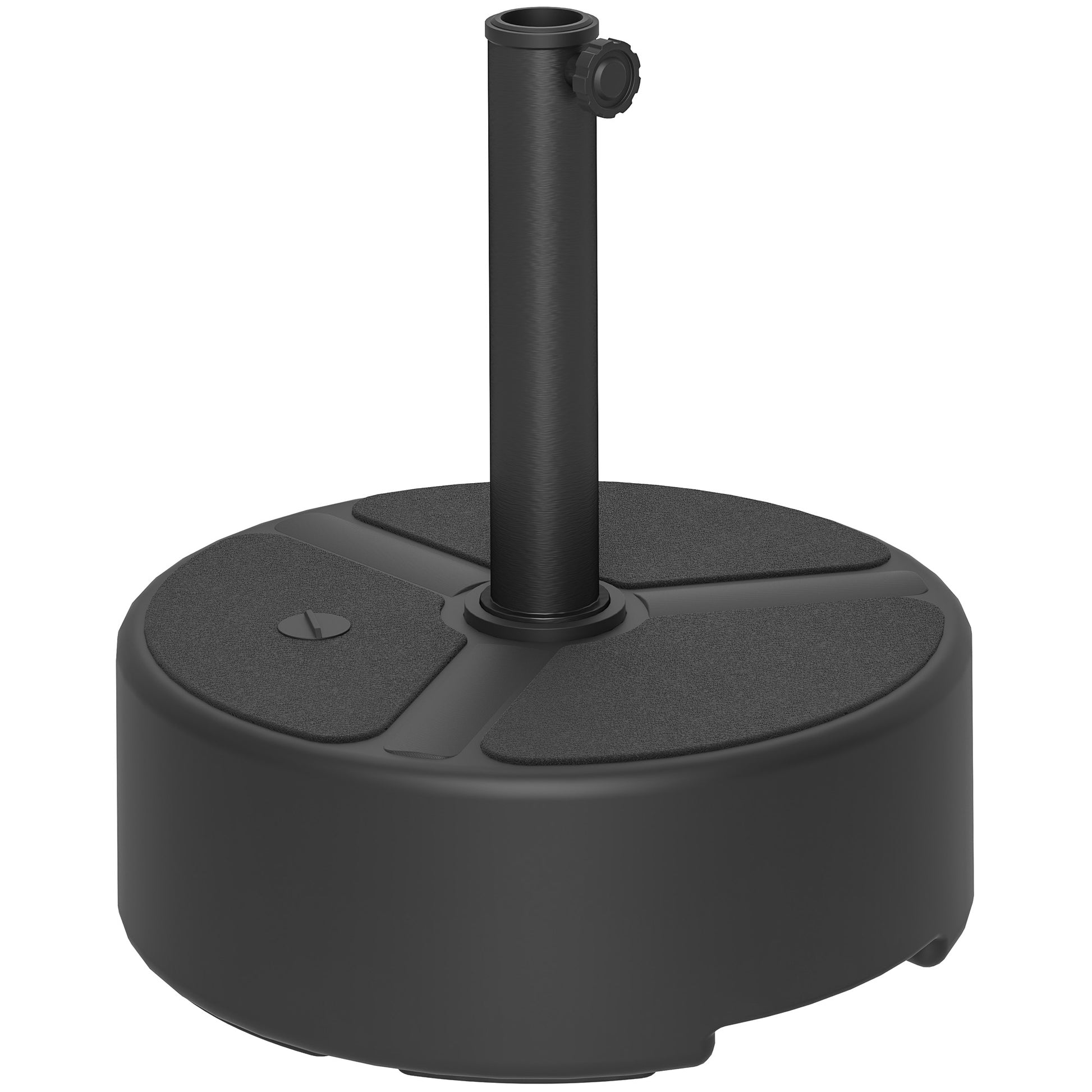 Round Garden Parasol Base, Garden Umbrella Stand Heavy Duty Parasol