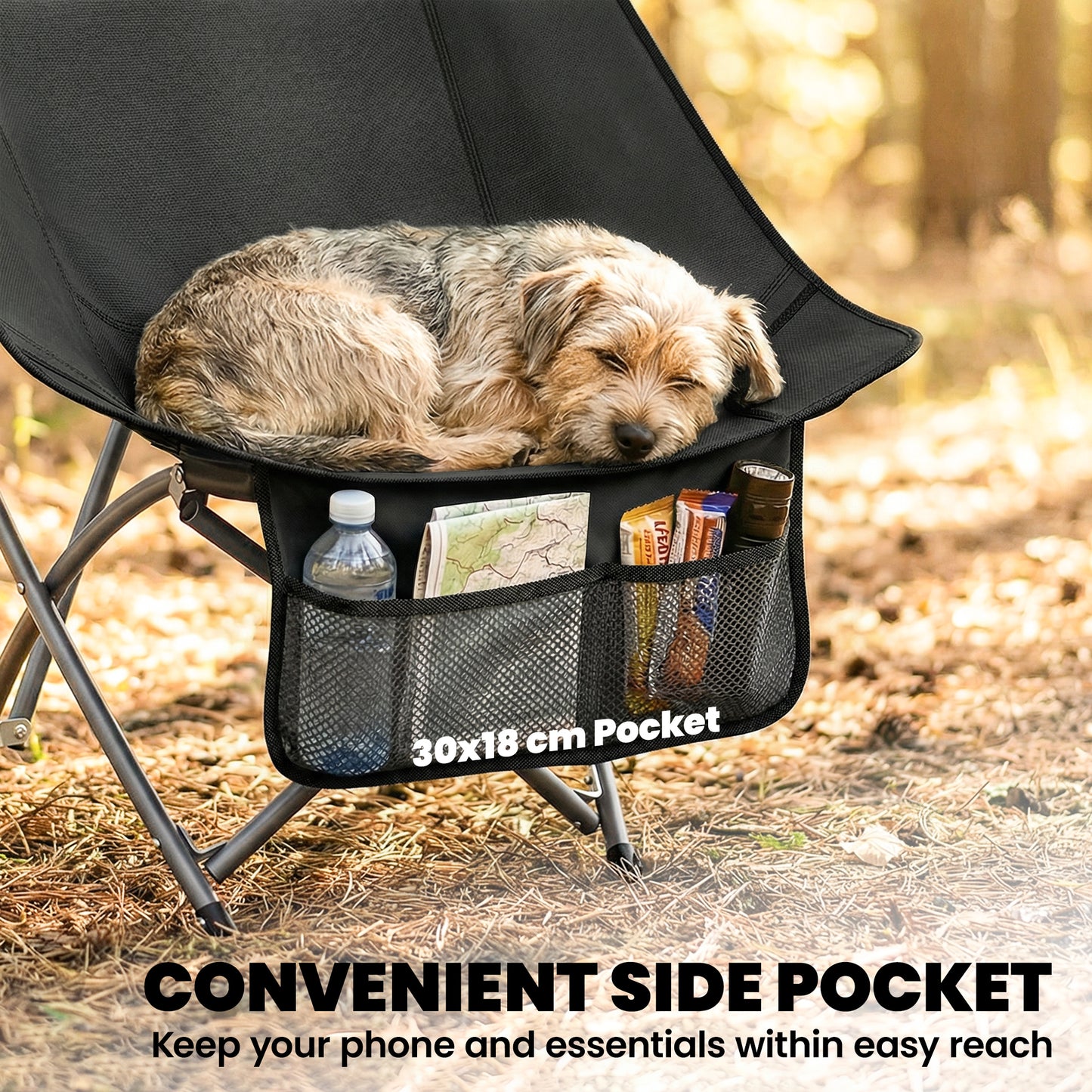 Camping Chair for Adults Heavy Duty Folding Camp Chair